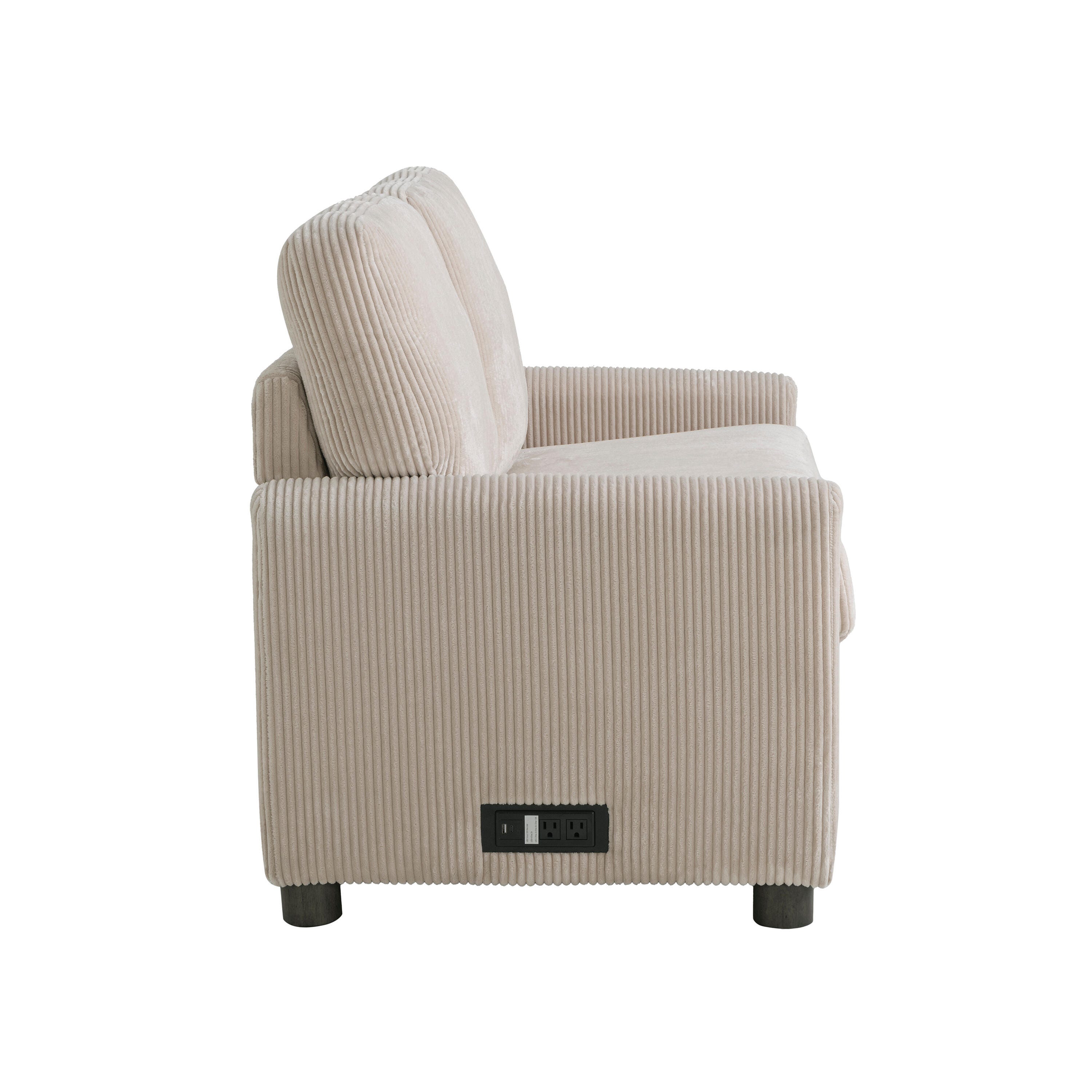 Serta Draper Twin Sofa Sleeper, Beige, large