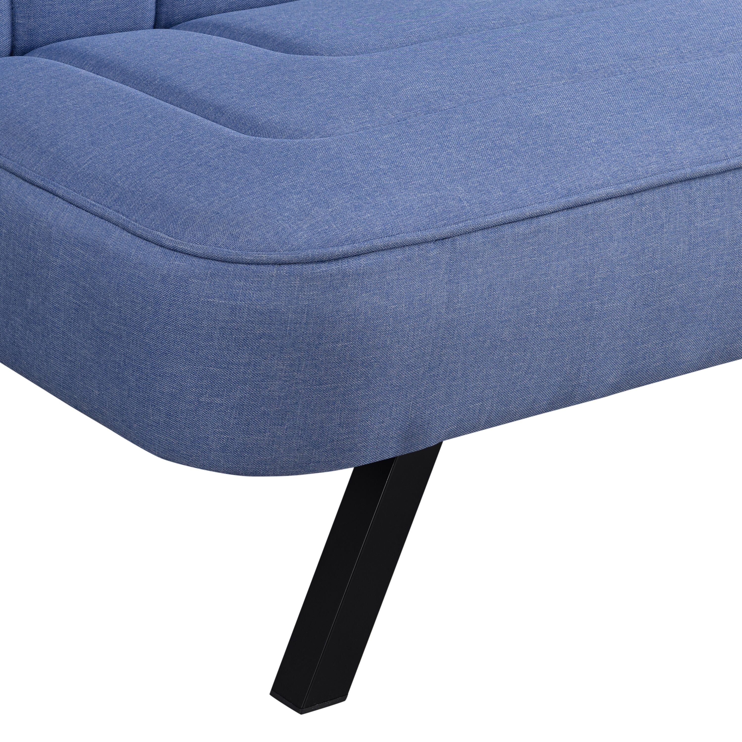 Serta Fenton Futon, Blue, large