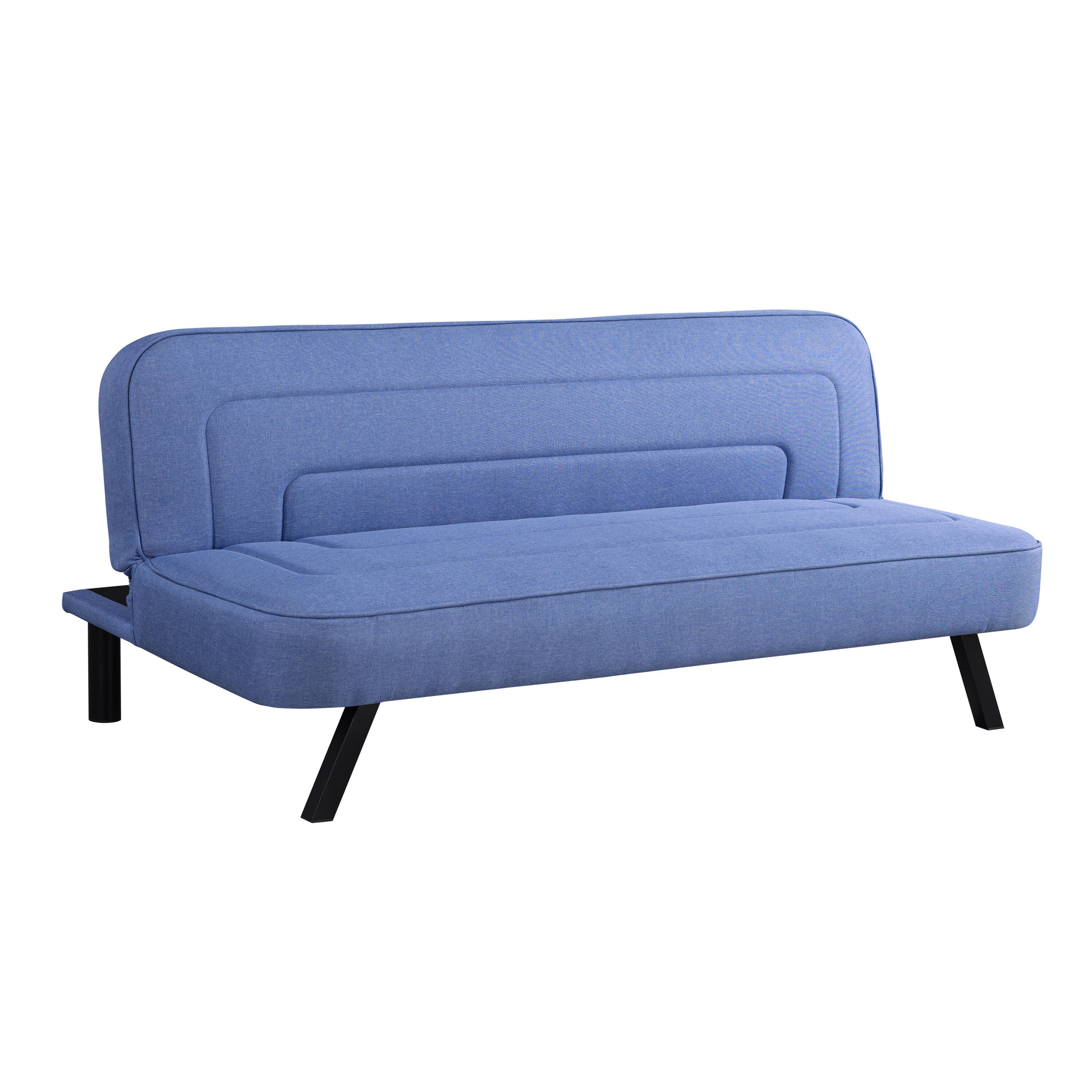 Serta Fenton Futon, Blue, large
