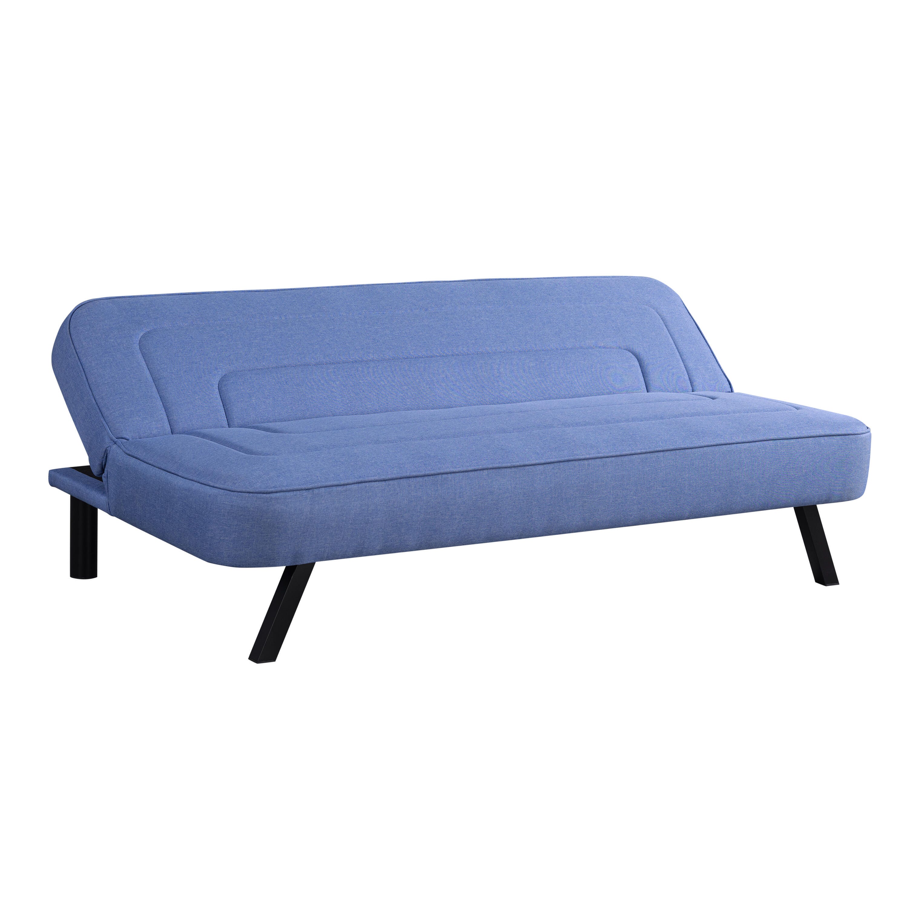 Serta Fenton Futon, Blue, large