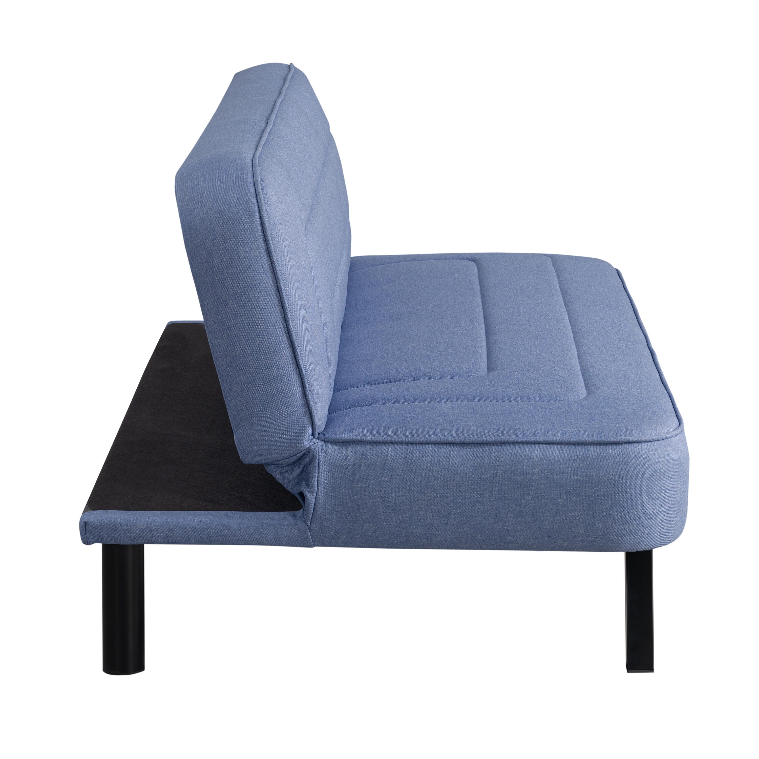 Serta Fenton Futon, Blue, large