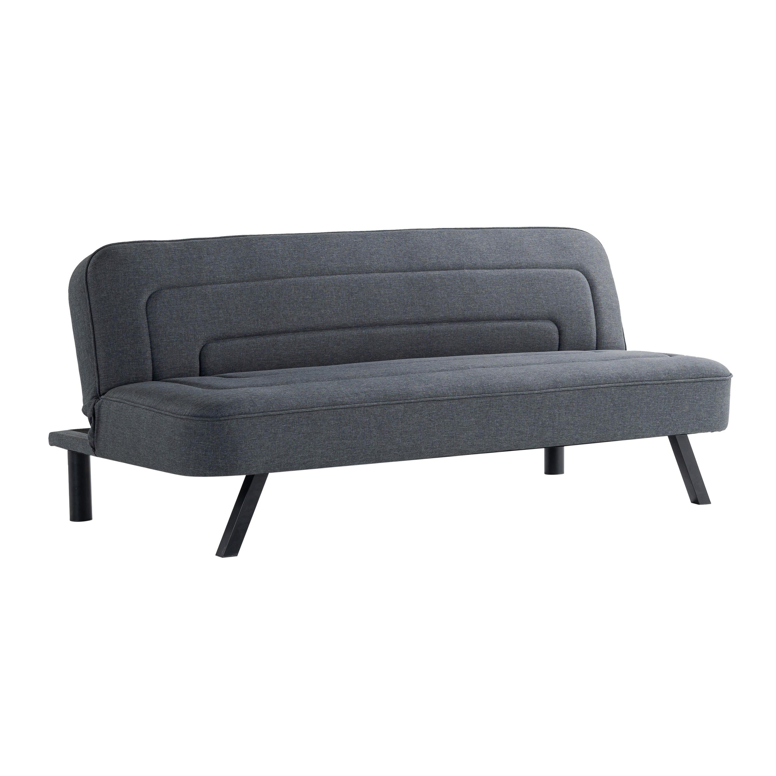 Serta Fenton Futon, Charcoal, large