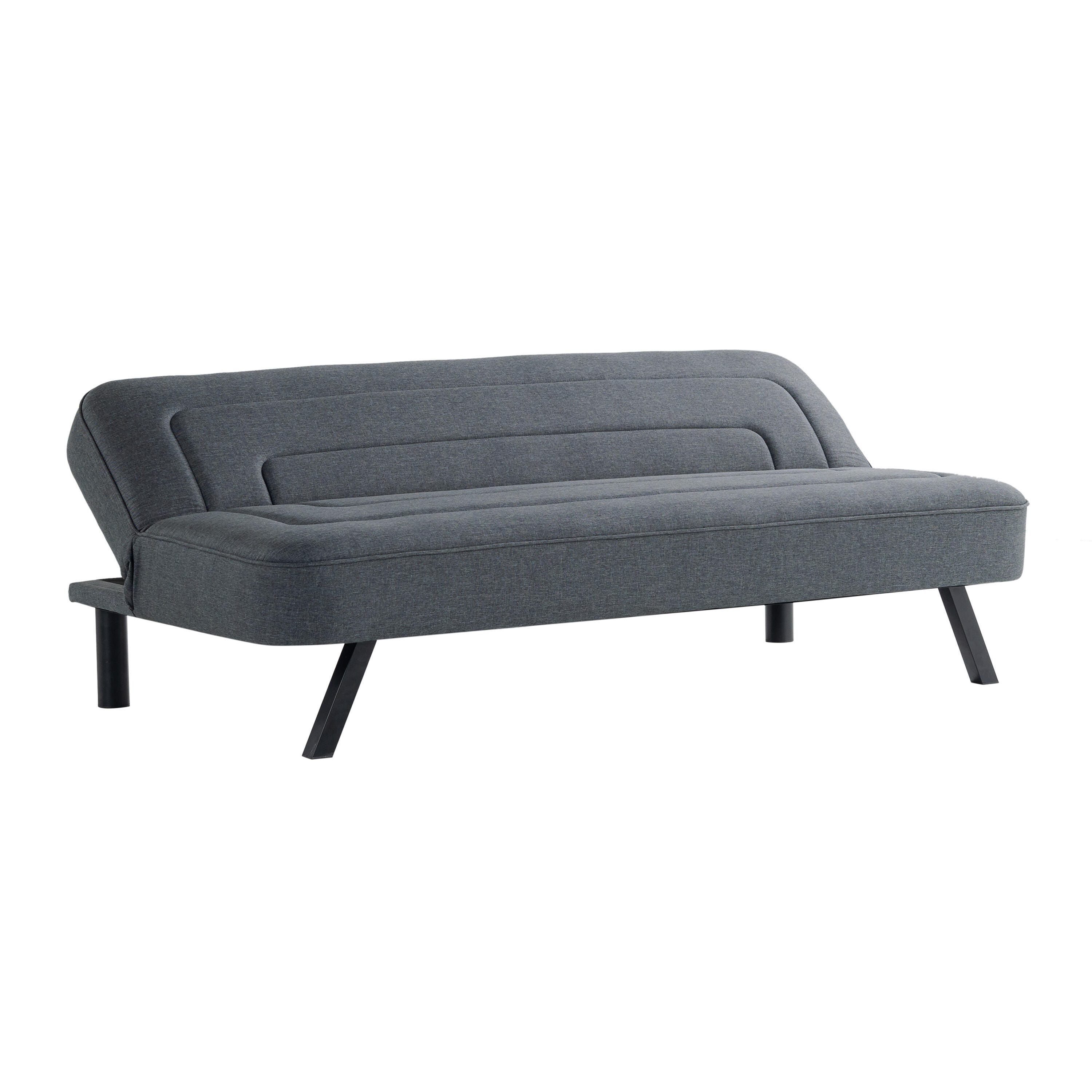 Serta Fenton Futon, Charcoal, large