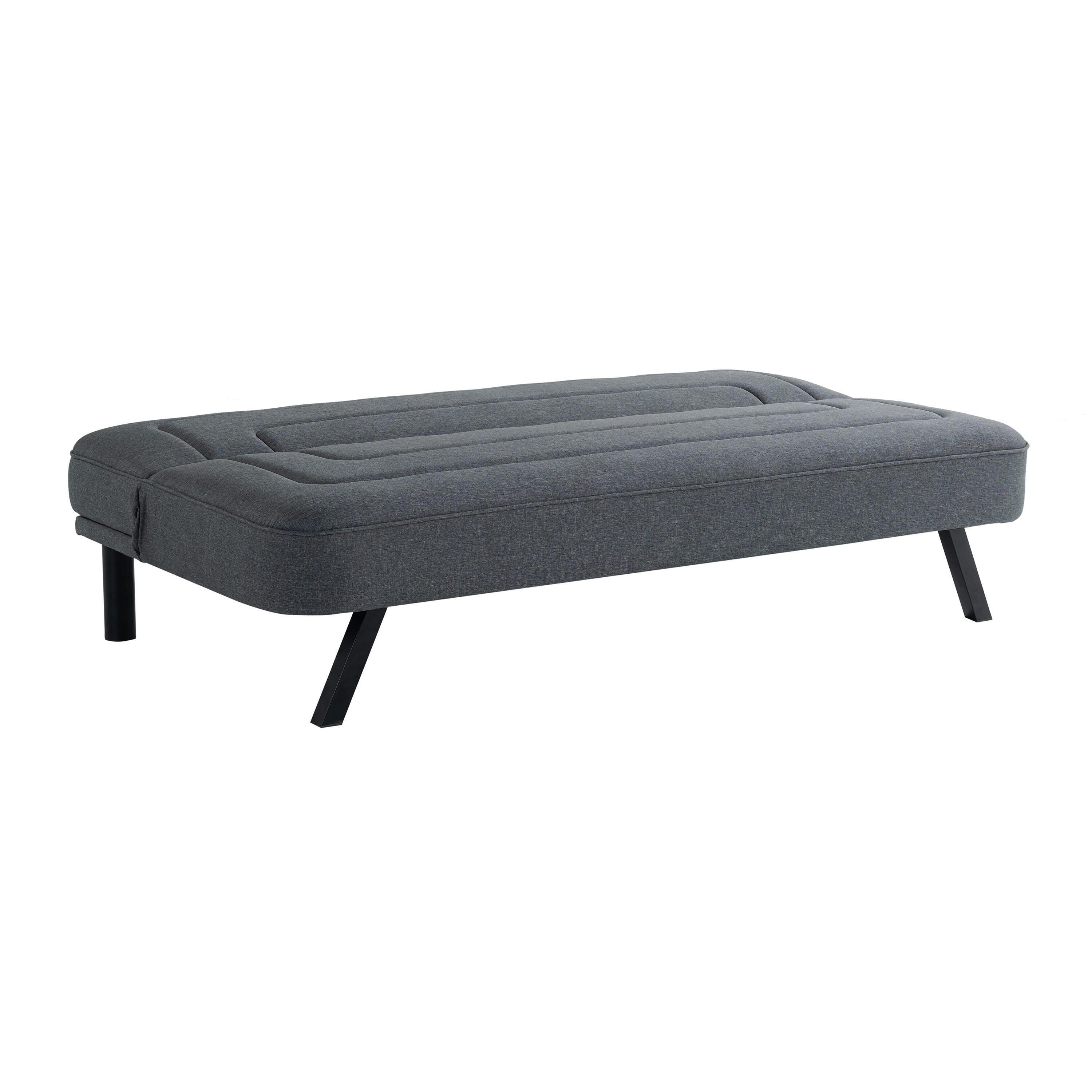 Serta Fenton Futon, Charcoal, large