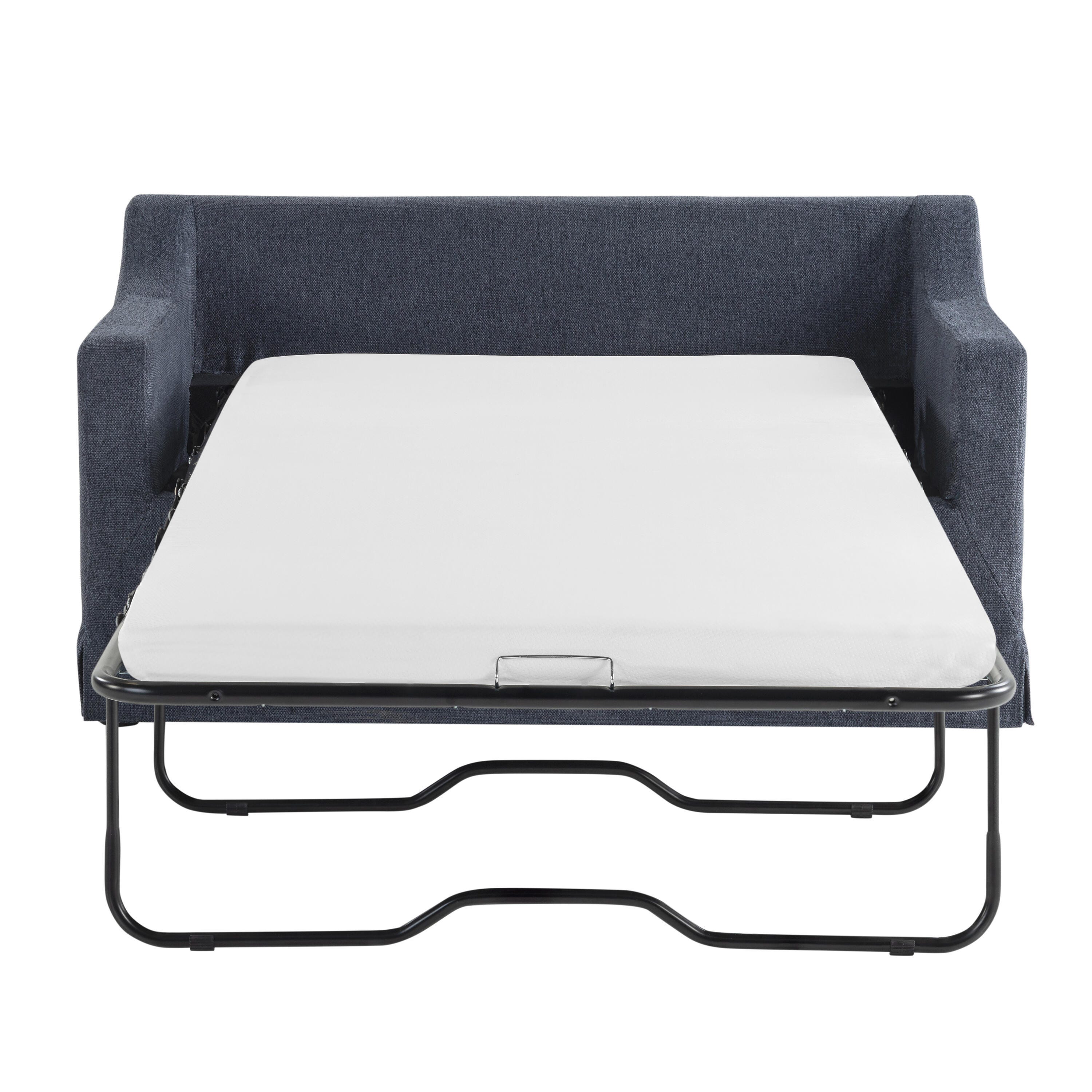 Serta Hailey Twin Sofa Sleeper, Navy, large