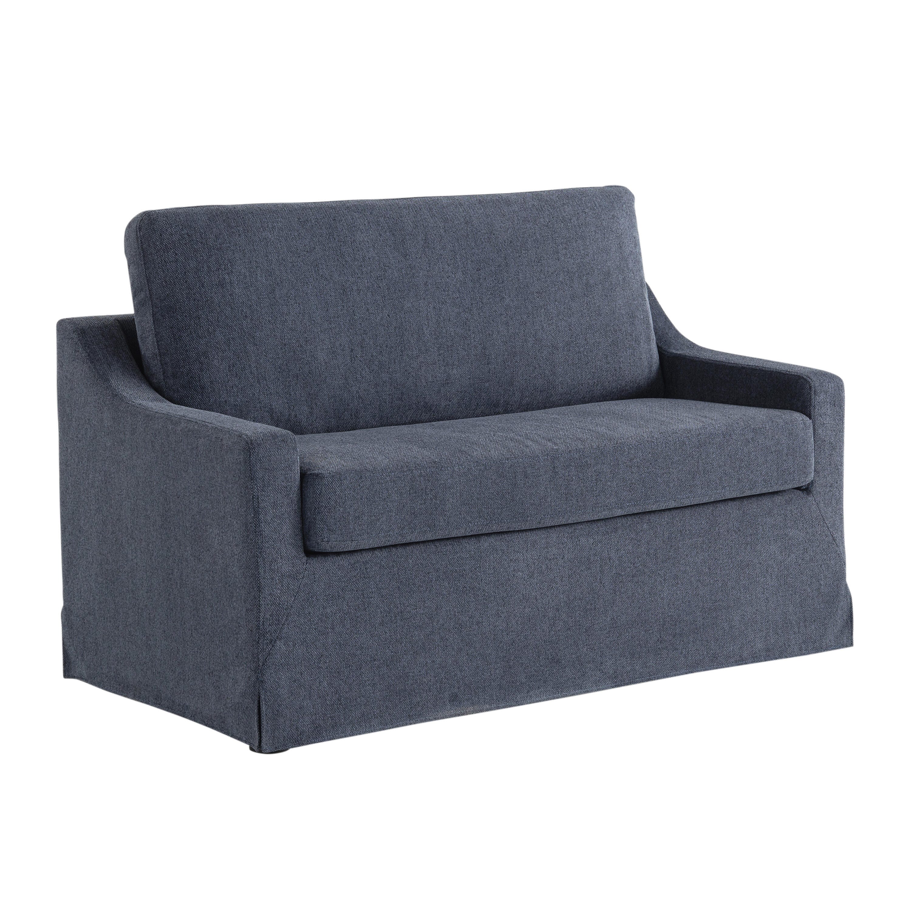 Serta Hailey Twin Sofa Sleeper, Navy, large