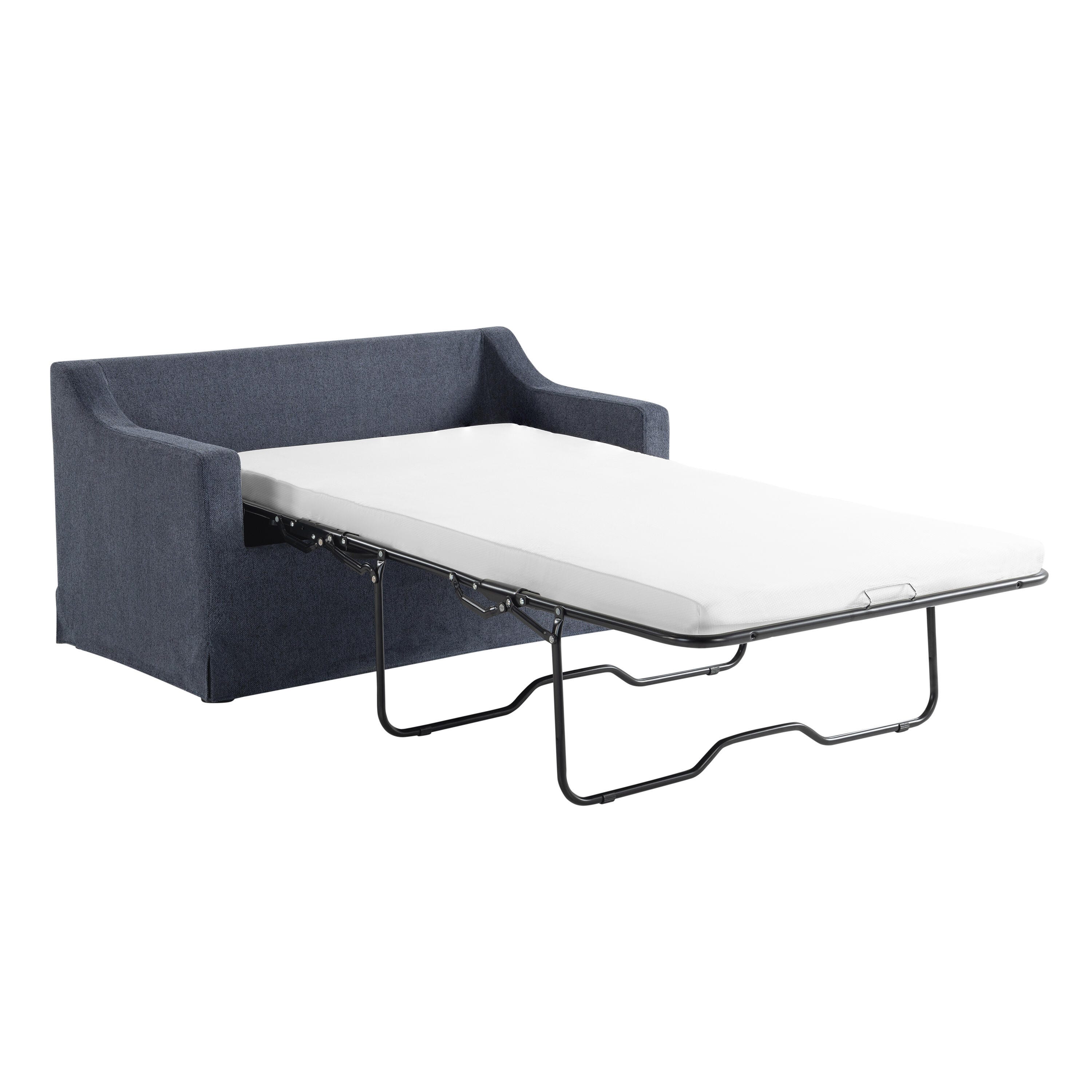 Serta Hailey Twin Sofa Sleeper, Navy, large