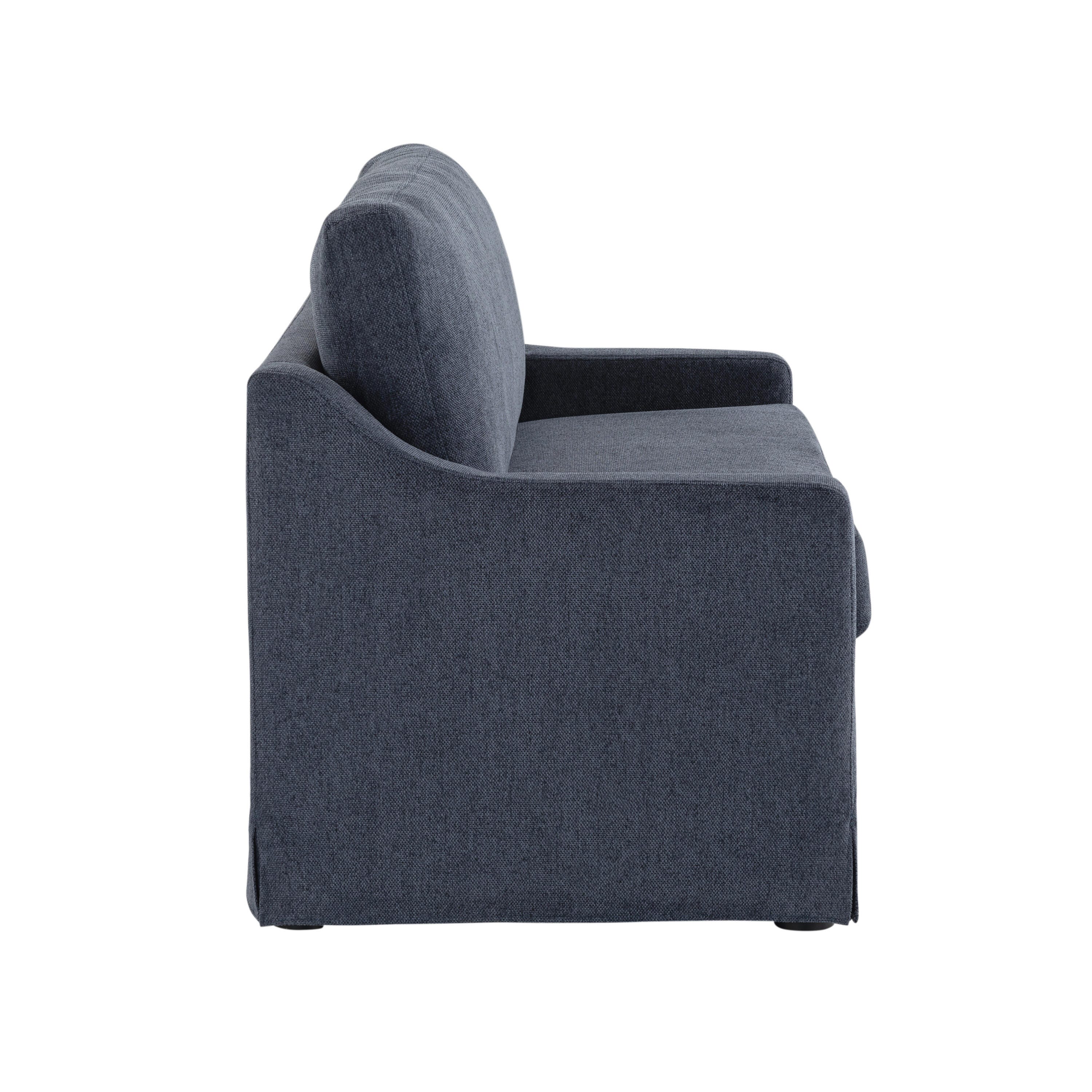 Serta Hailey Twin Sofa Sleeper, Navy, large