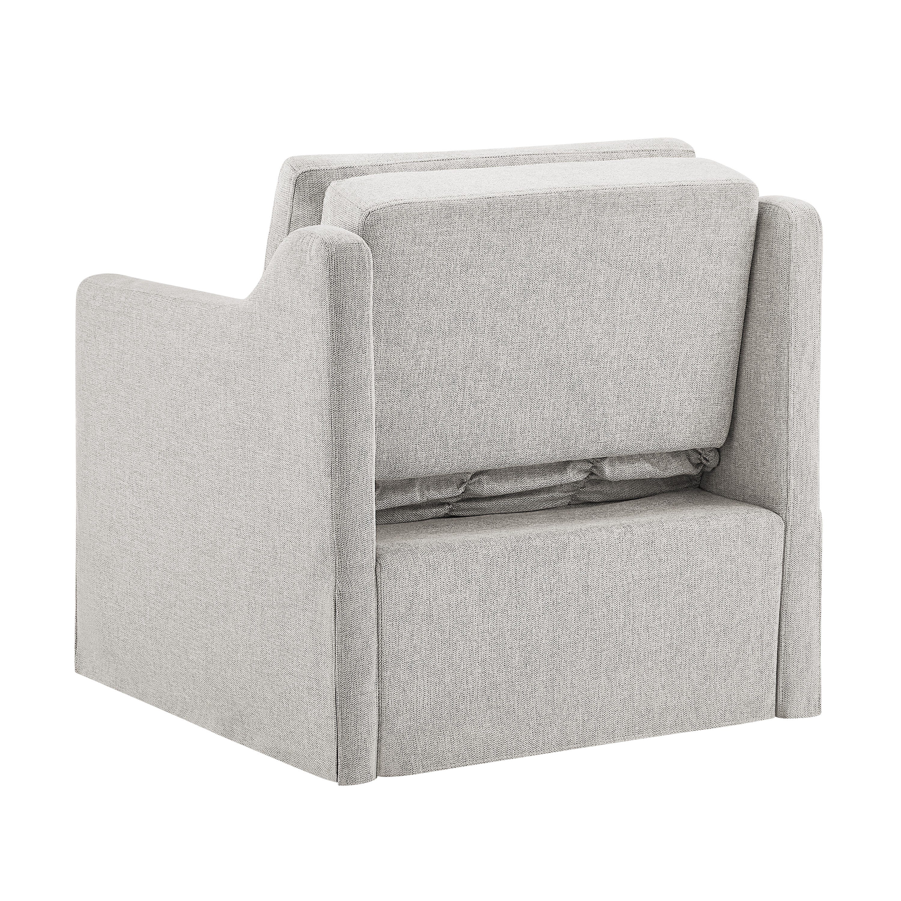 Serta Henley Single Sleeper Chair, Gray, large