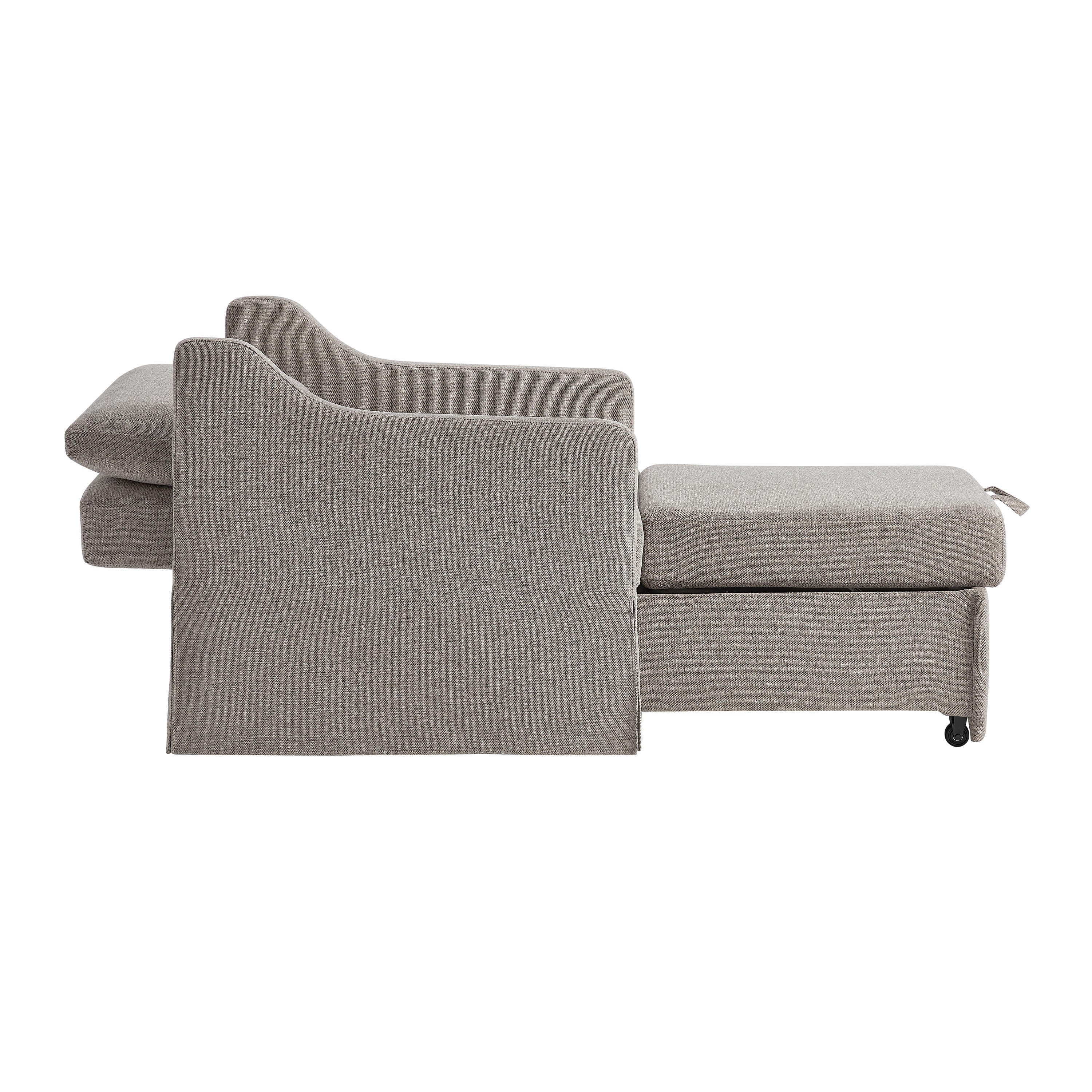 Serta Henley Single Sleeper Chair, Flax, large