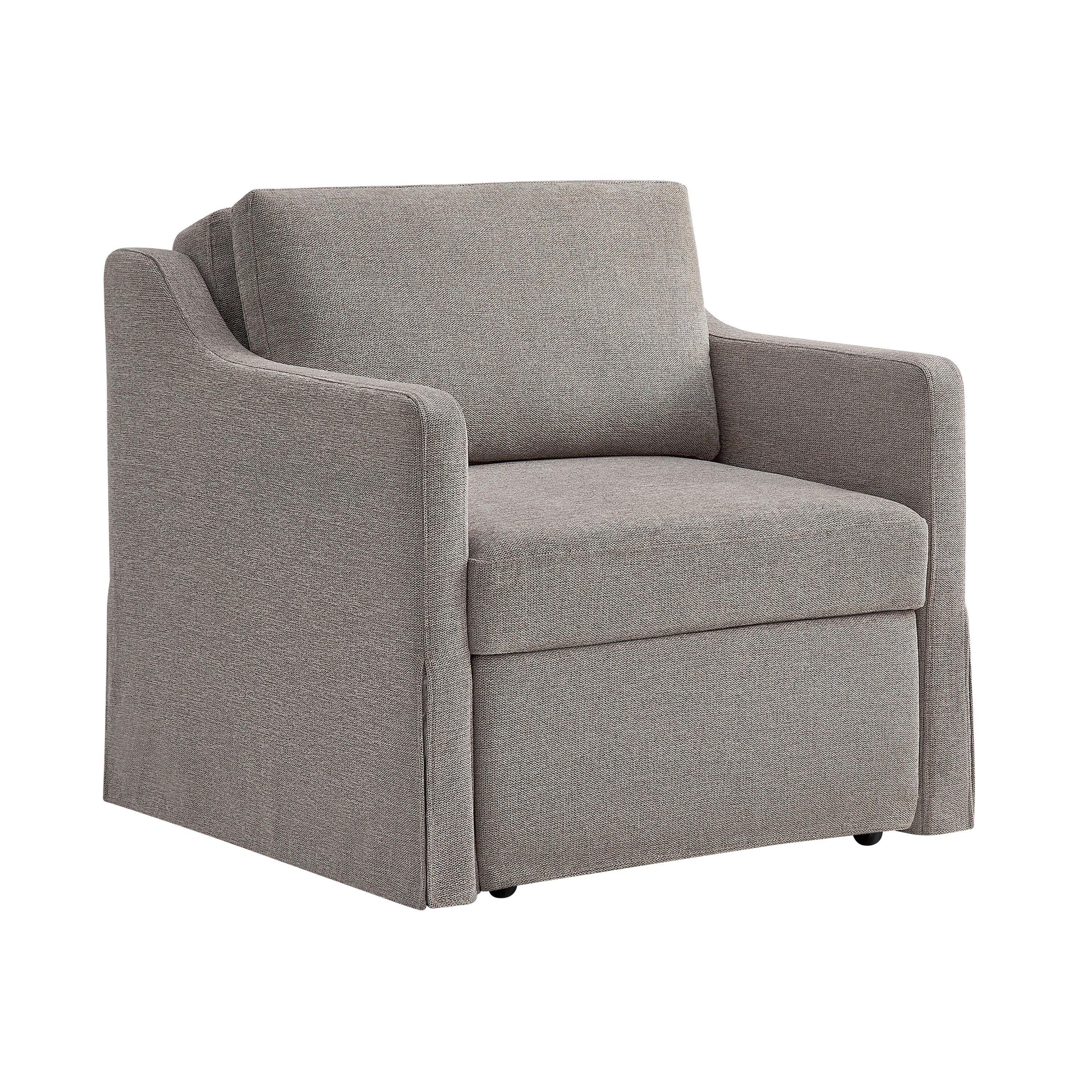 Serta Henley Single Sleeper Chair, Flax, large