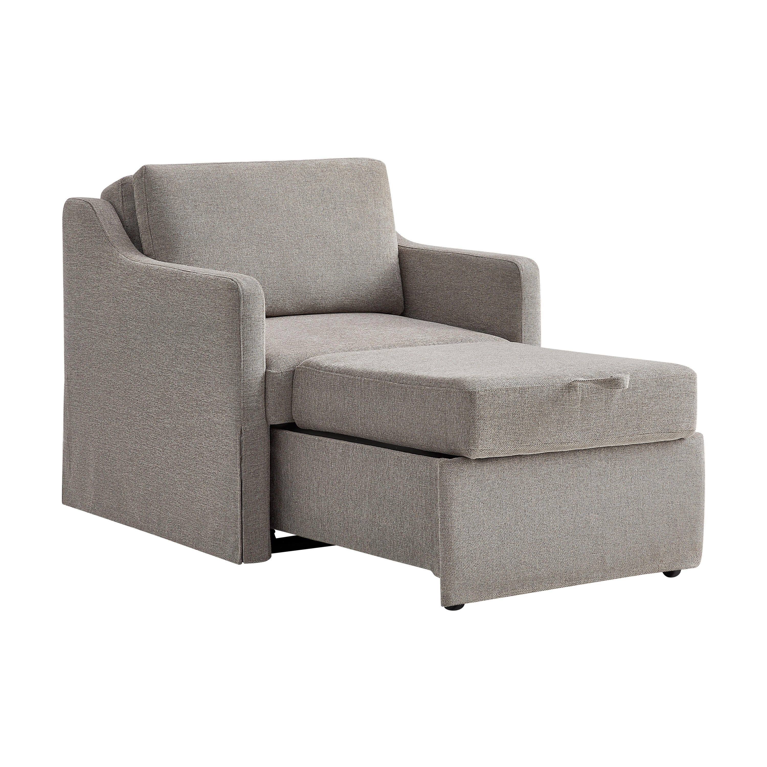 Serta Henley Single Sleeper Chair, Flax, large