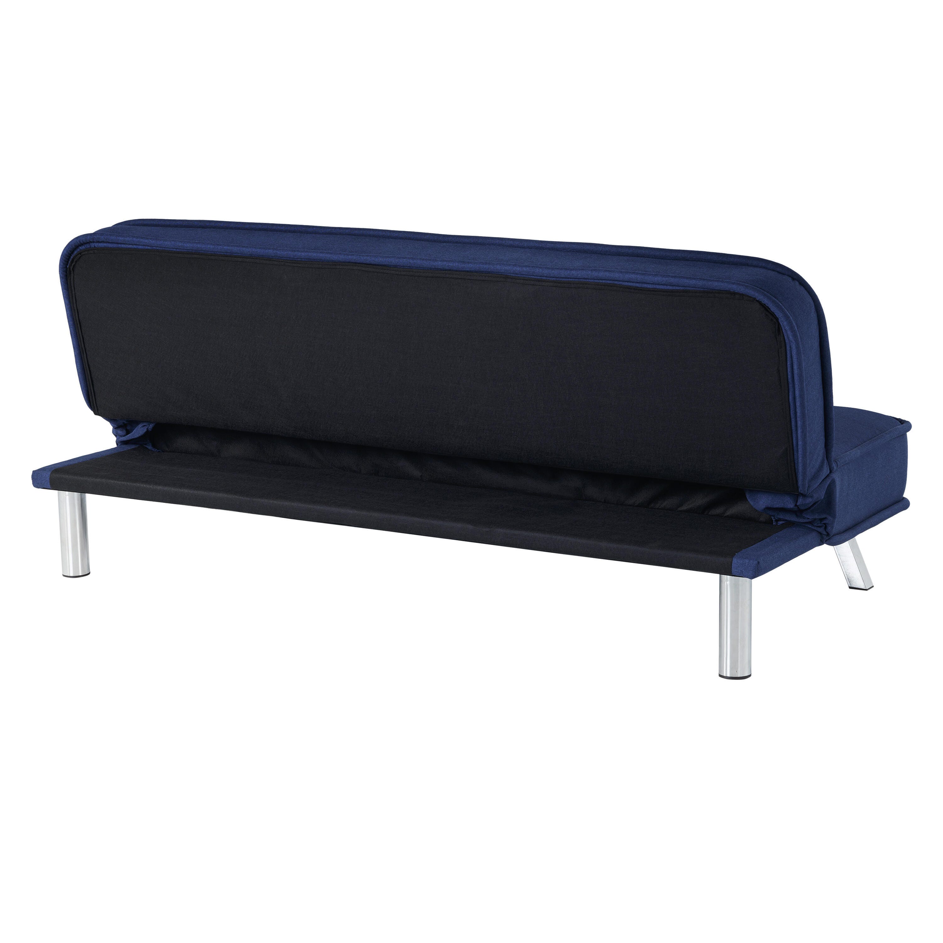 Serta Trent Futon, Navy, large
