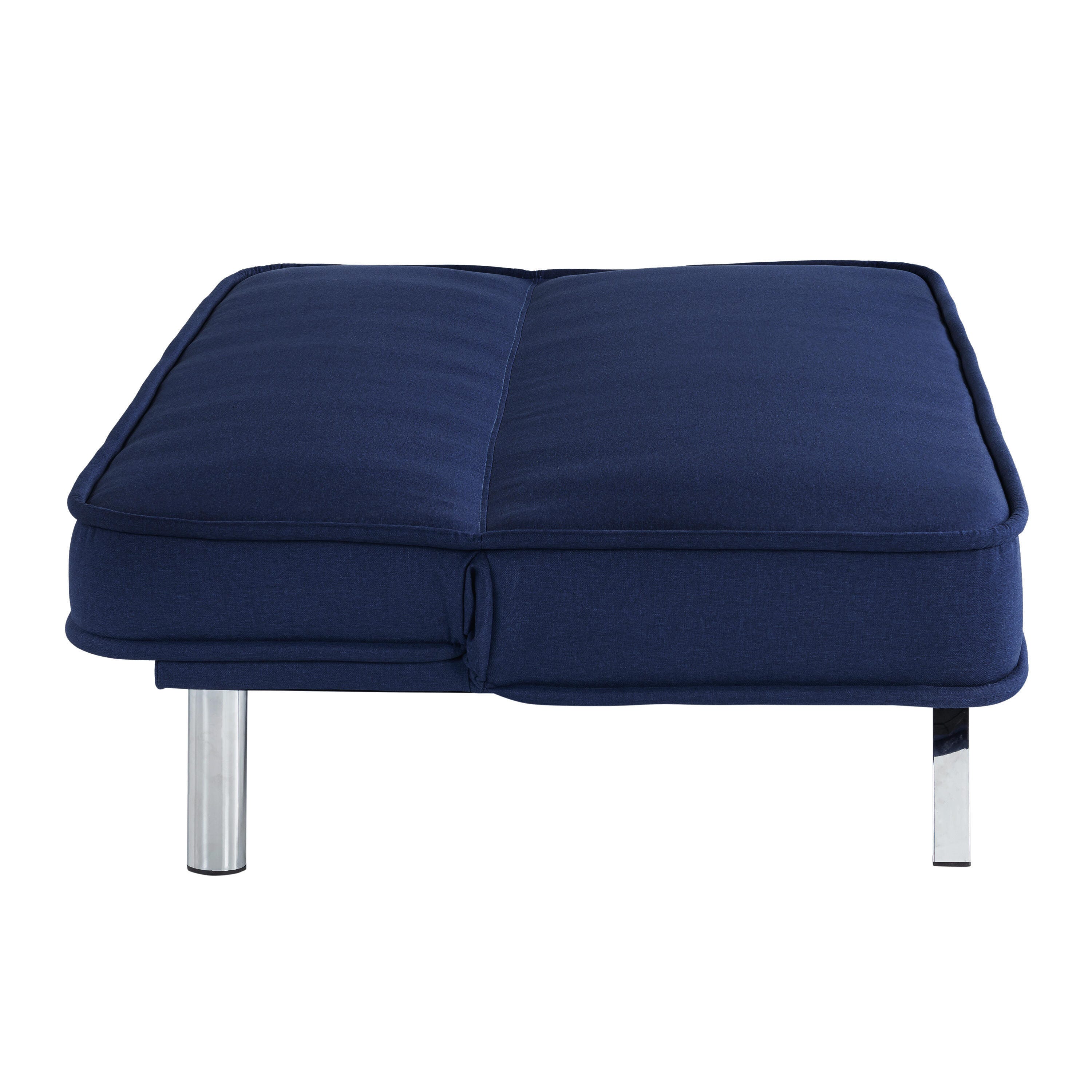 Serta Trent Futon, Navy, large