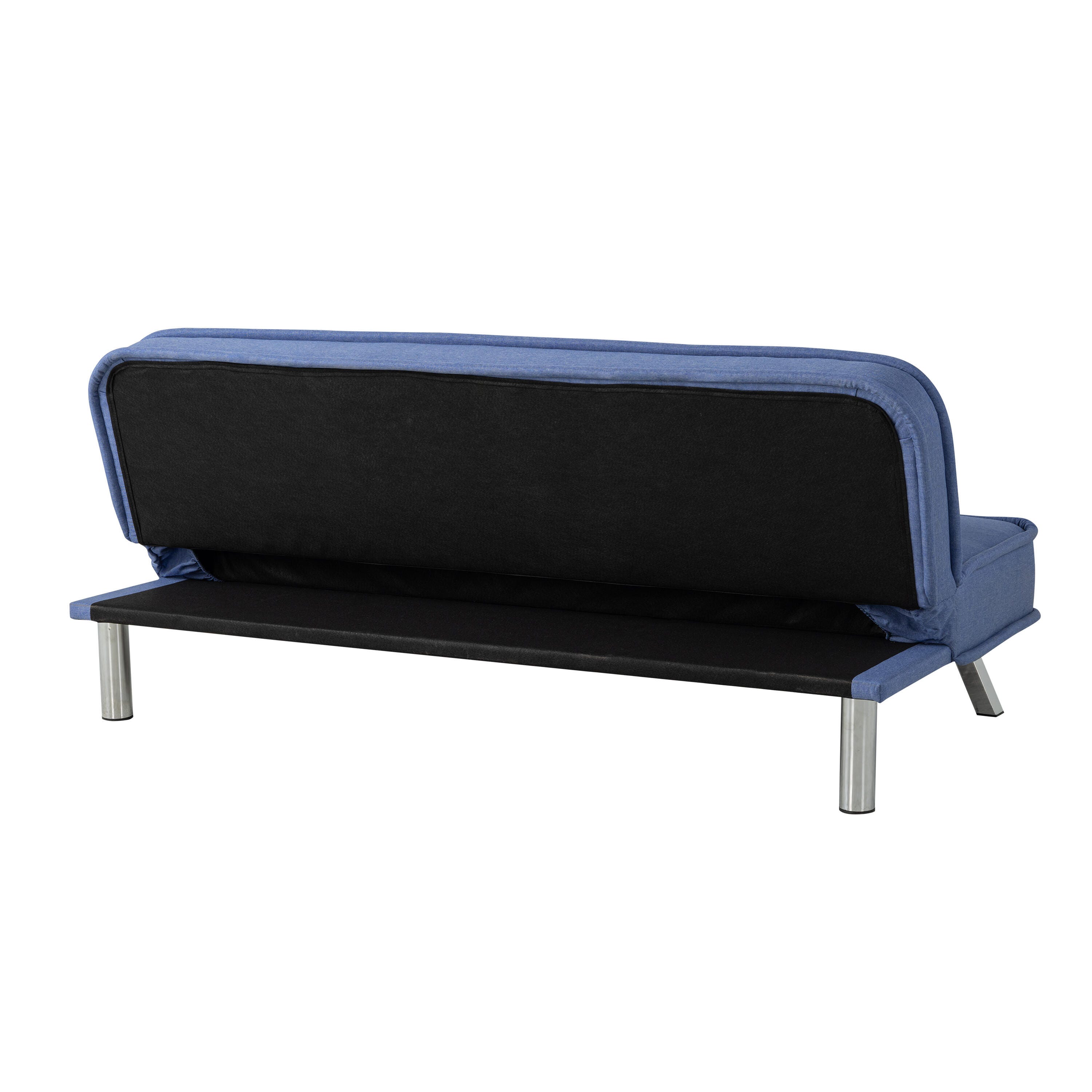 Serta Trent Futon, Blue, large
