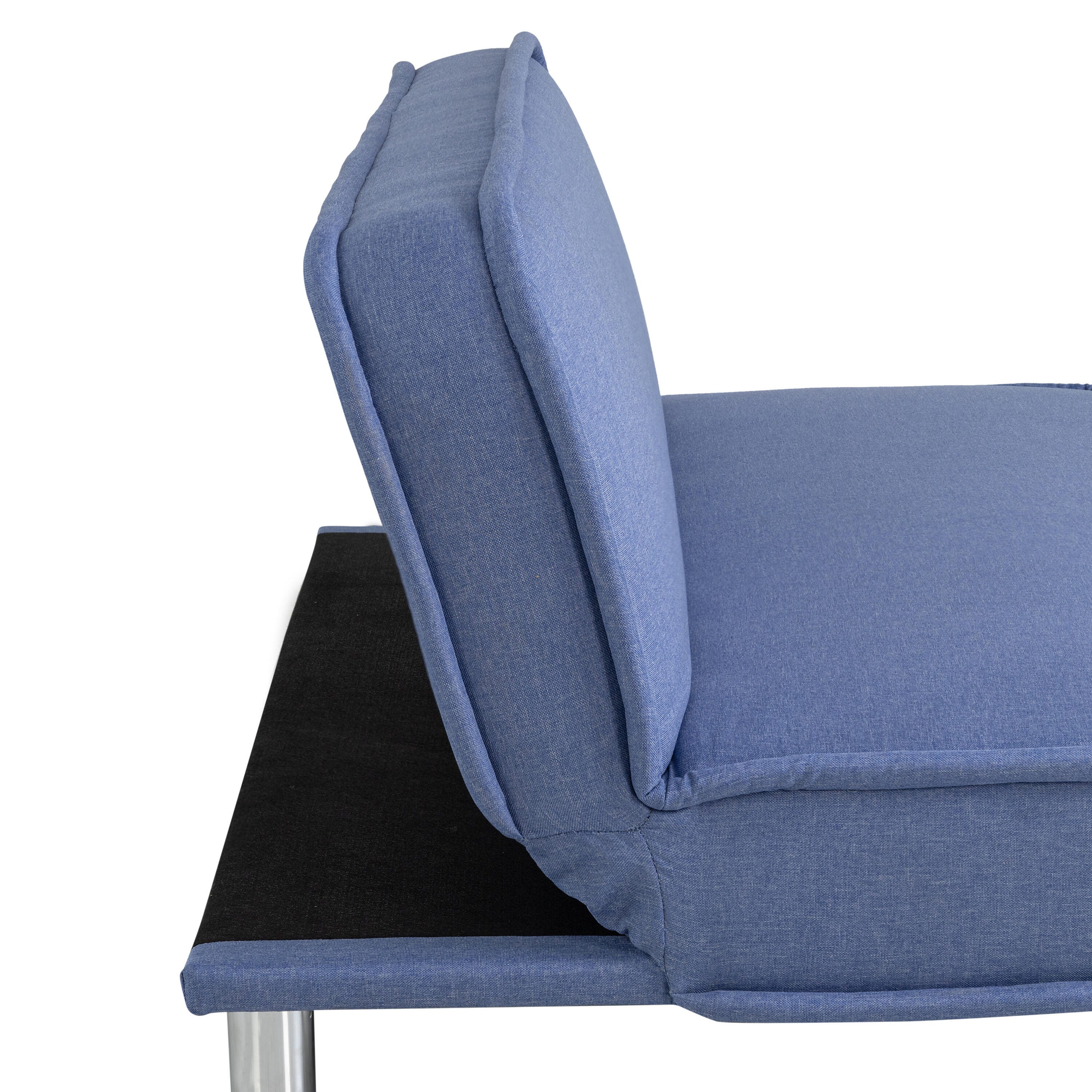 Serta Trent Futon, Blue, large