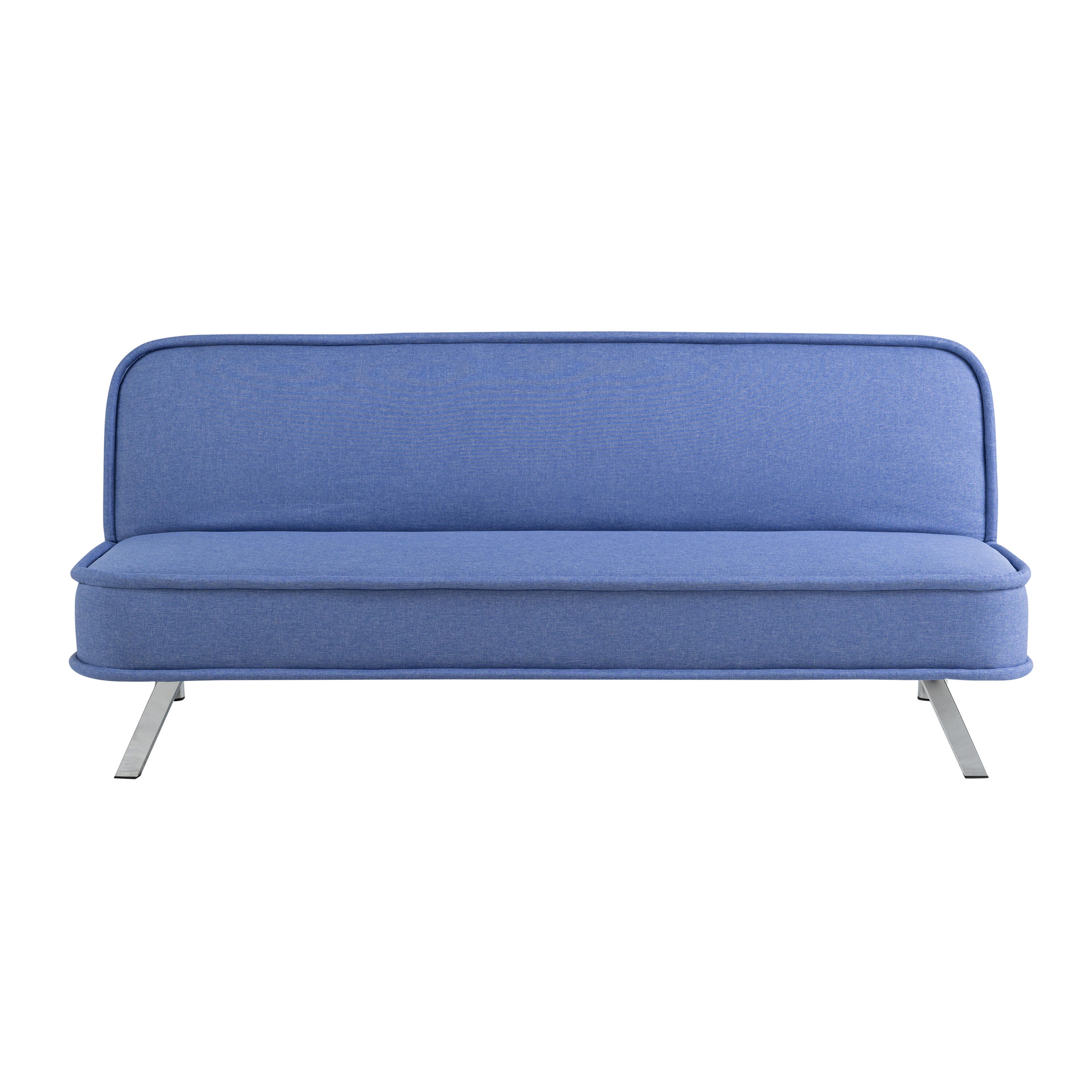 Serta Trent Futon, Blue, large