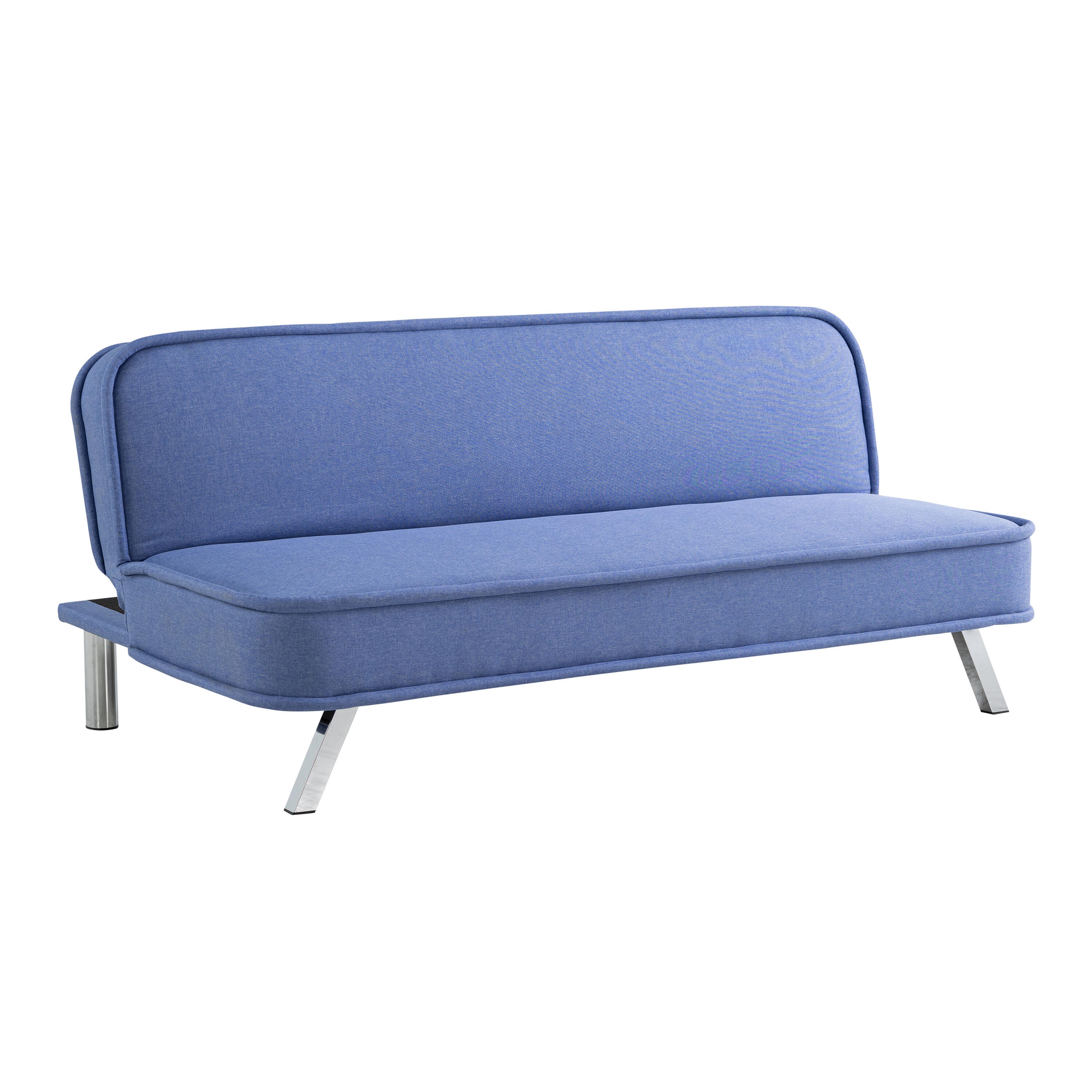Serta Trent Futon, Blue, large