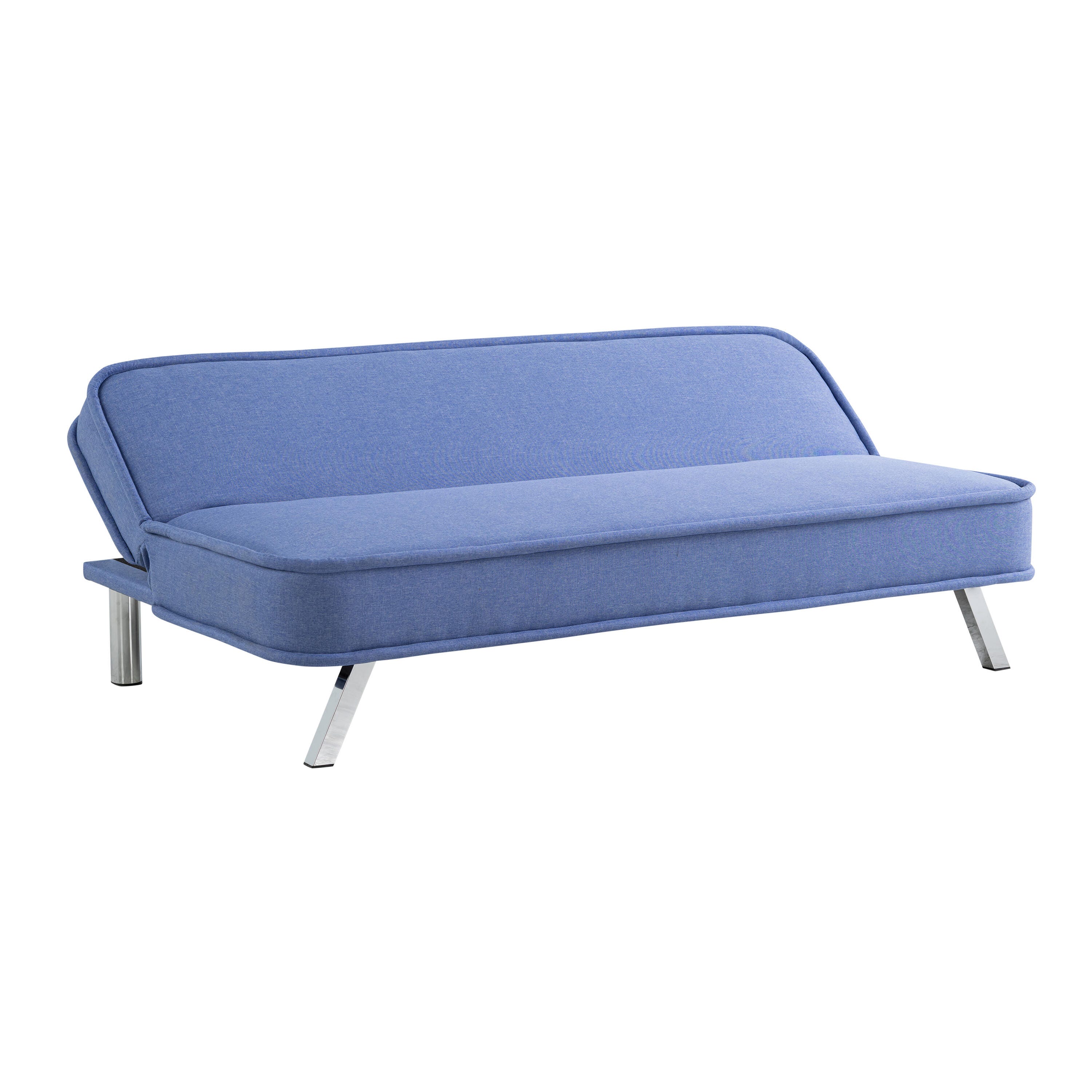 Serta Trent Futon, Blue, large