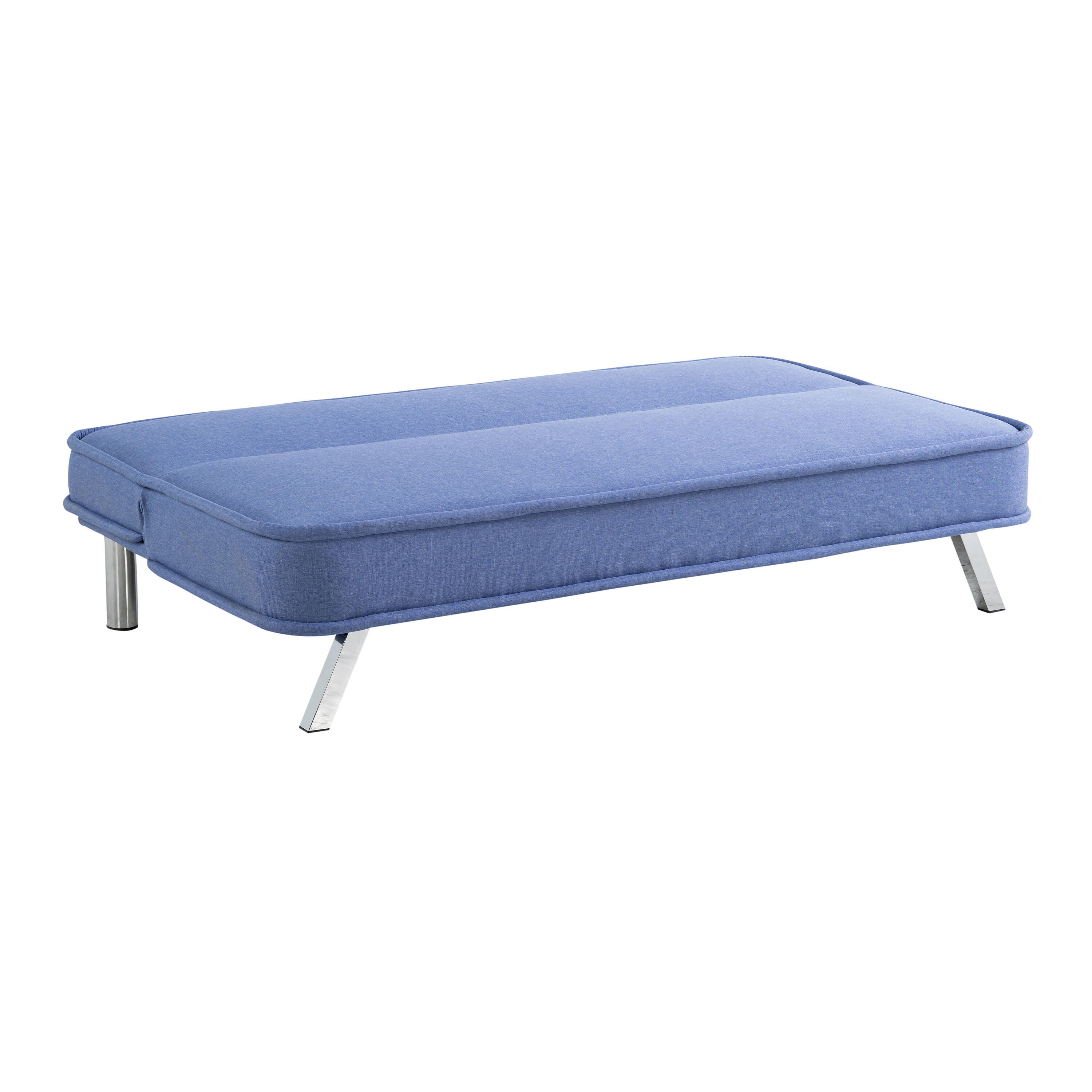 Serta Trent Futon, Blue, large