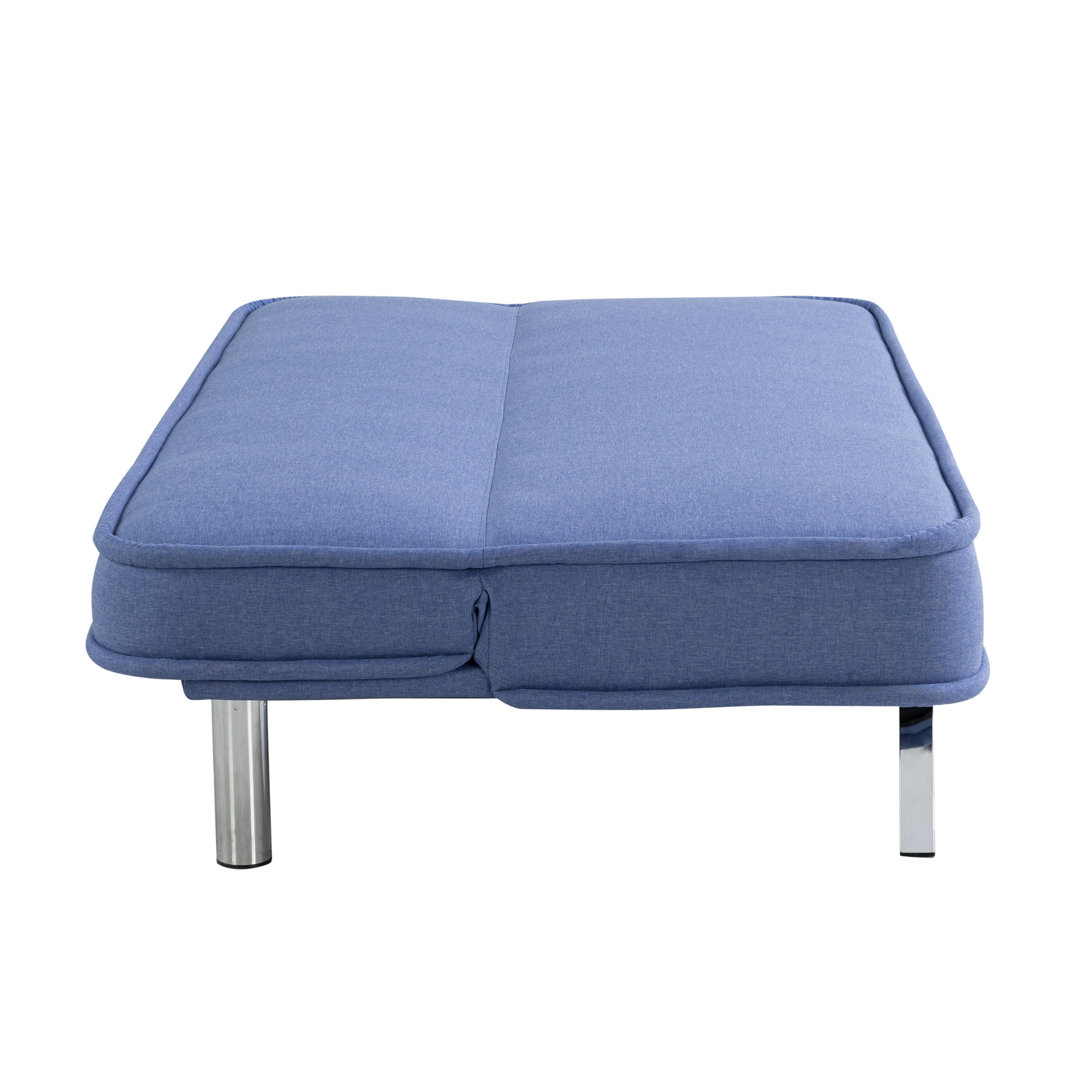 Serta Trent Futon, Blue, large