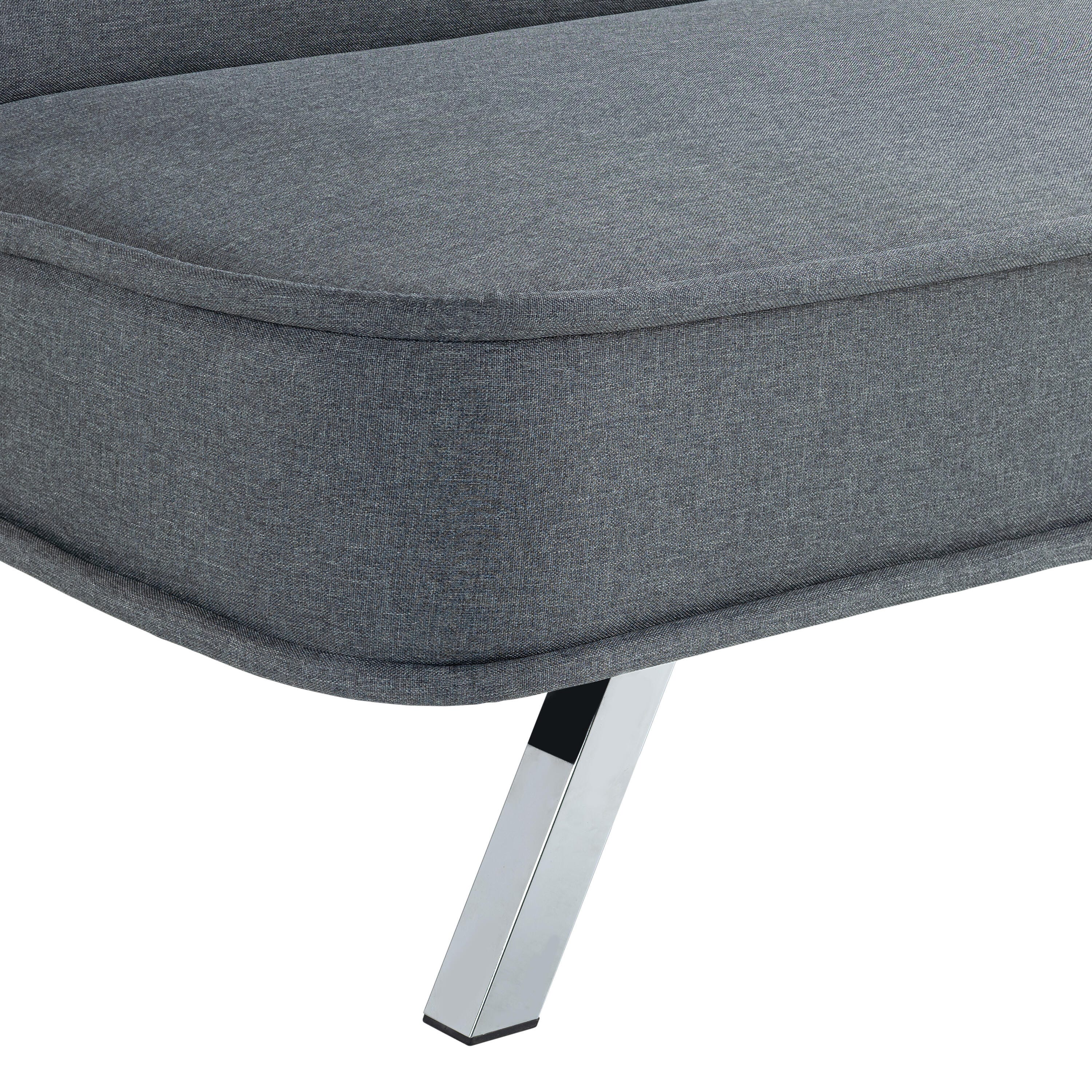 Serta Trent Futon, Charcoal, large