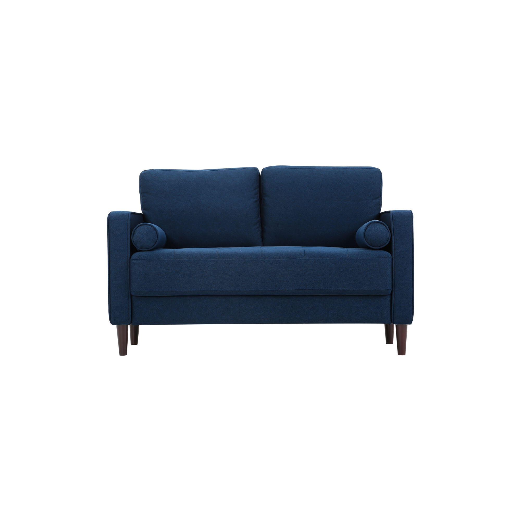 Studio Living Lansing Loveseat, Navy, large