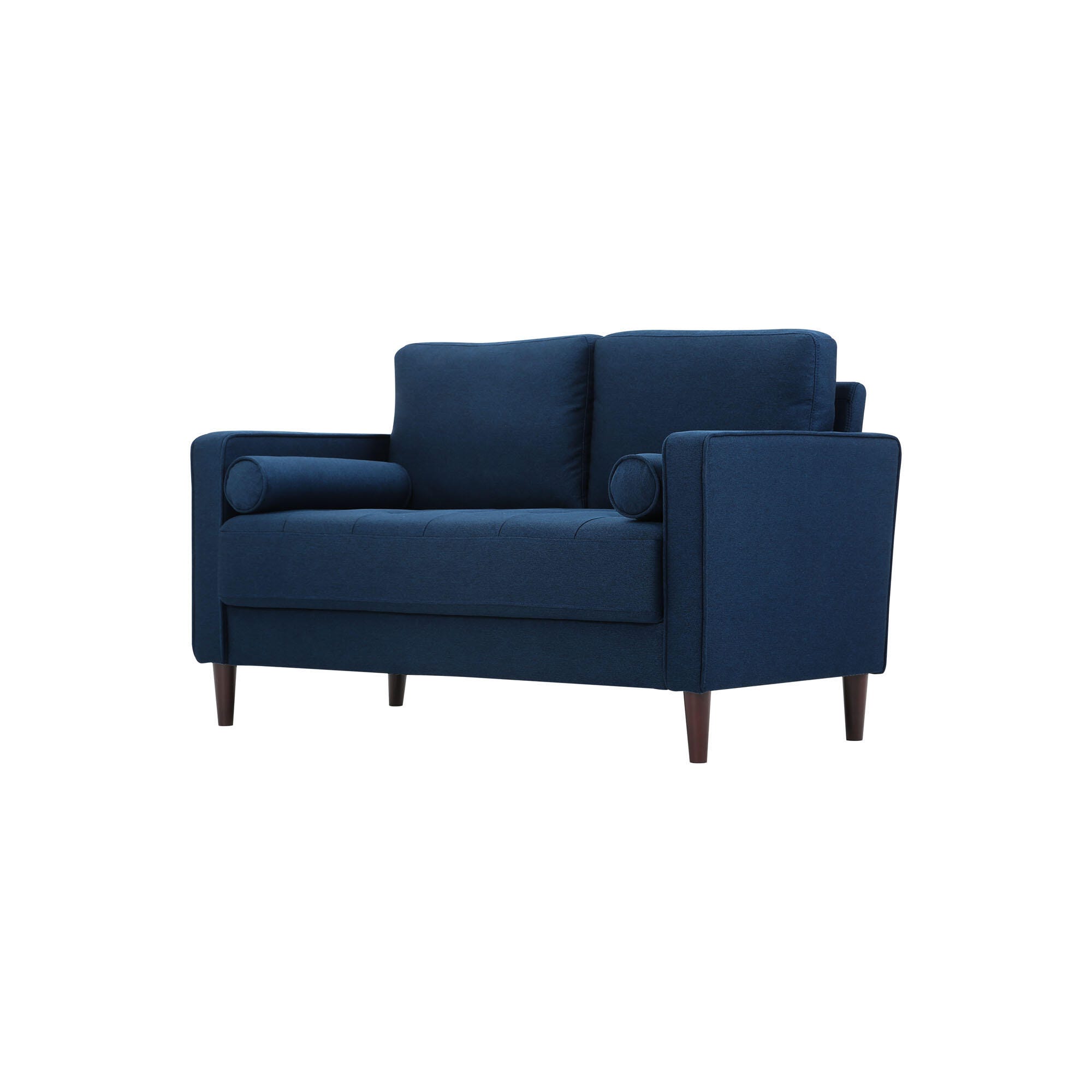 Studio Living Lansing Loveseat, Navy, large