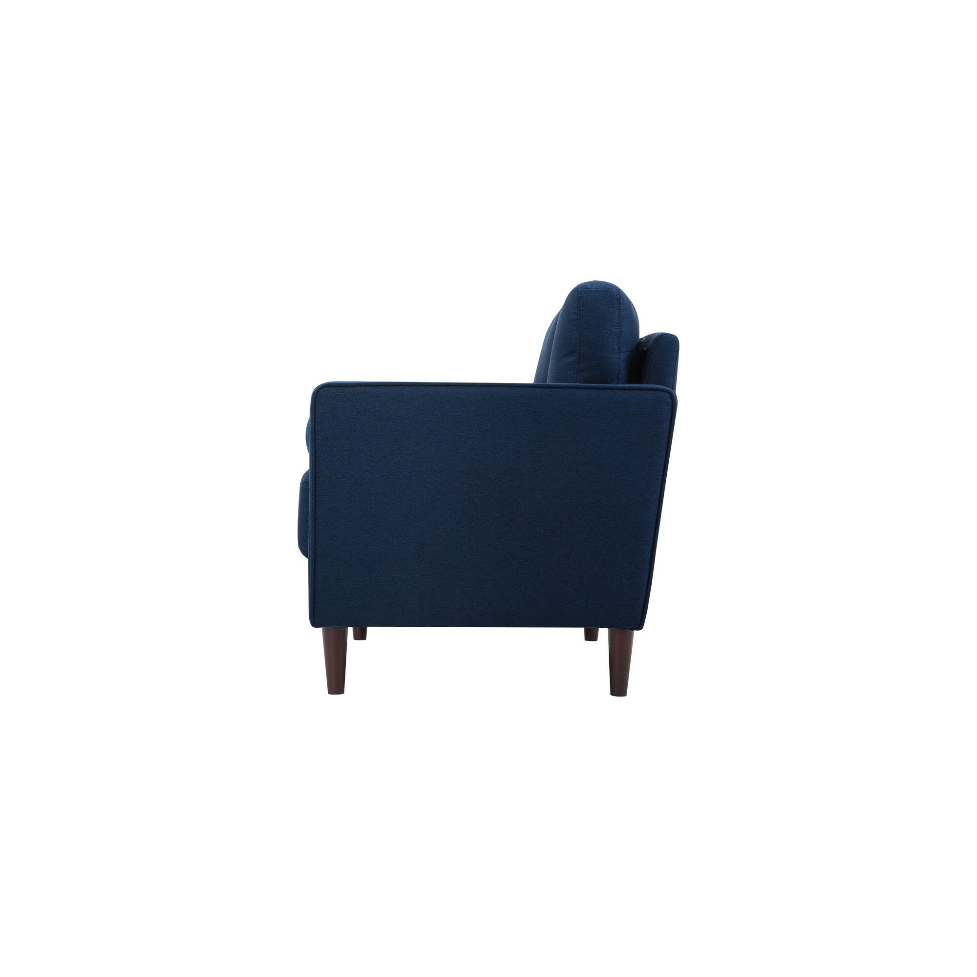 Studio Living Lansing Loveseat, Navy, large