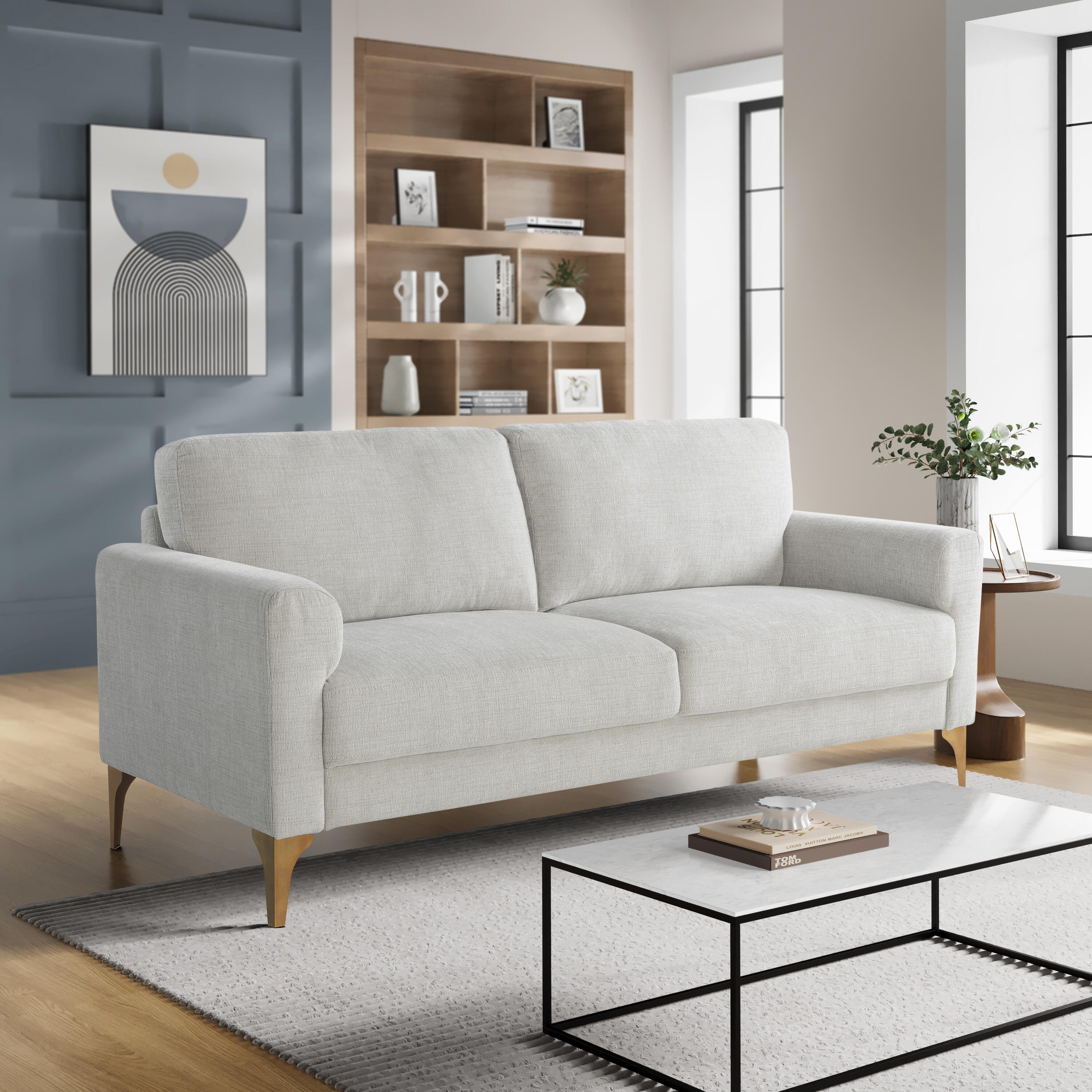 Studio Living Morgan Sofa, Ivory, rollover