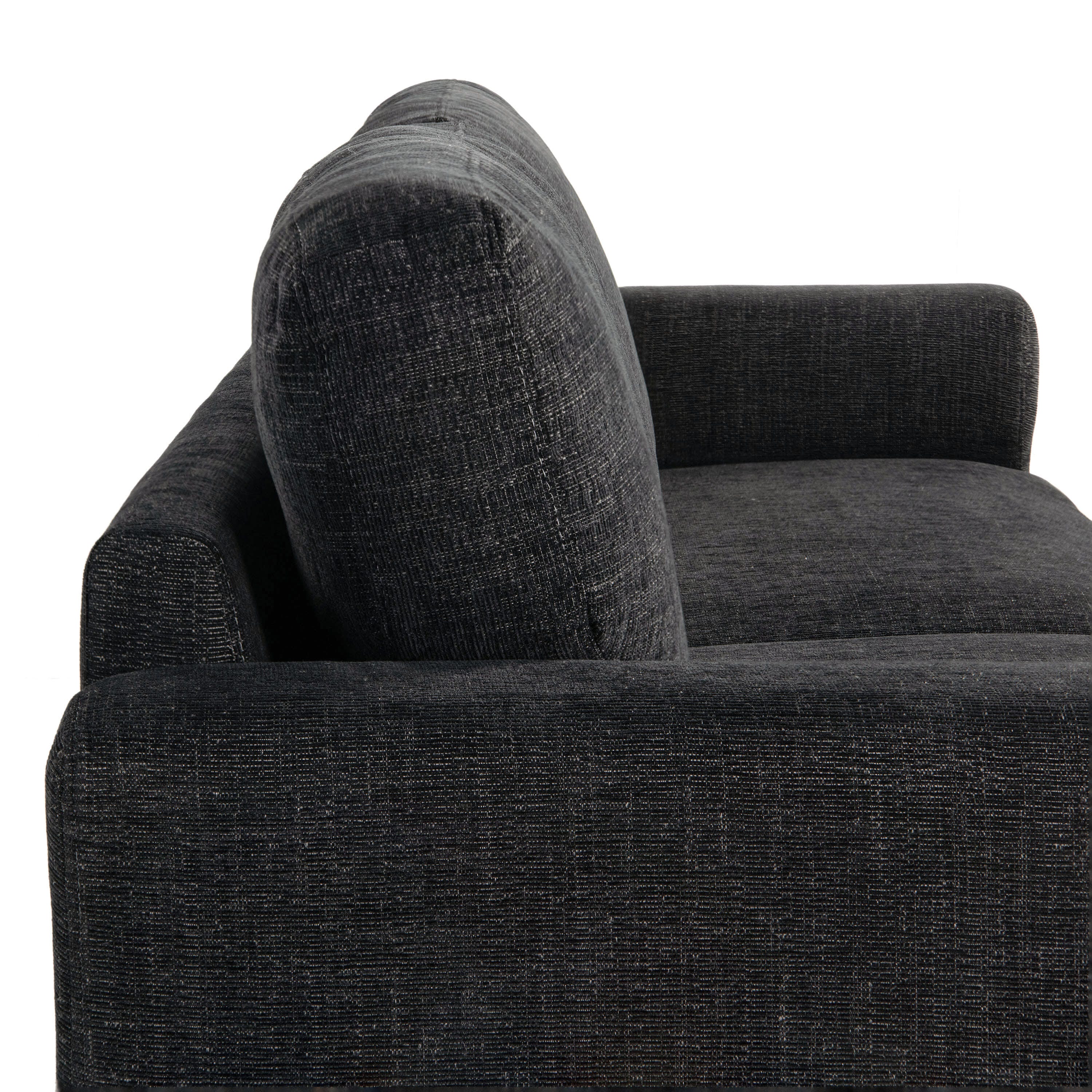 Studio Living Morgan Sofa, Black, large
