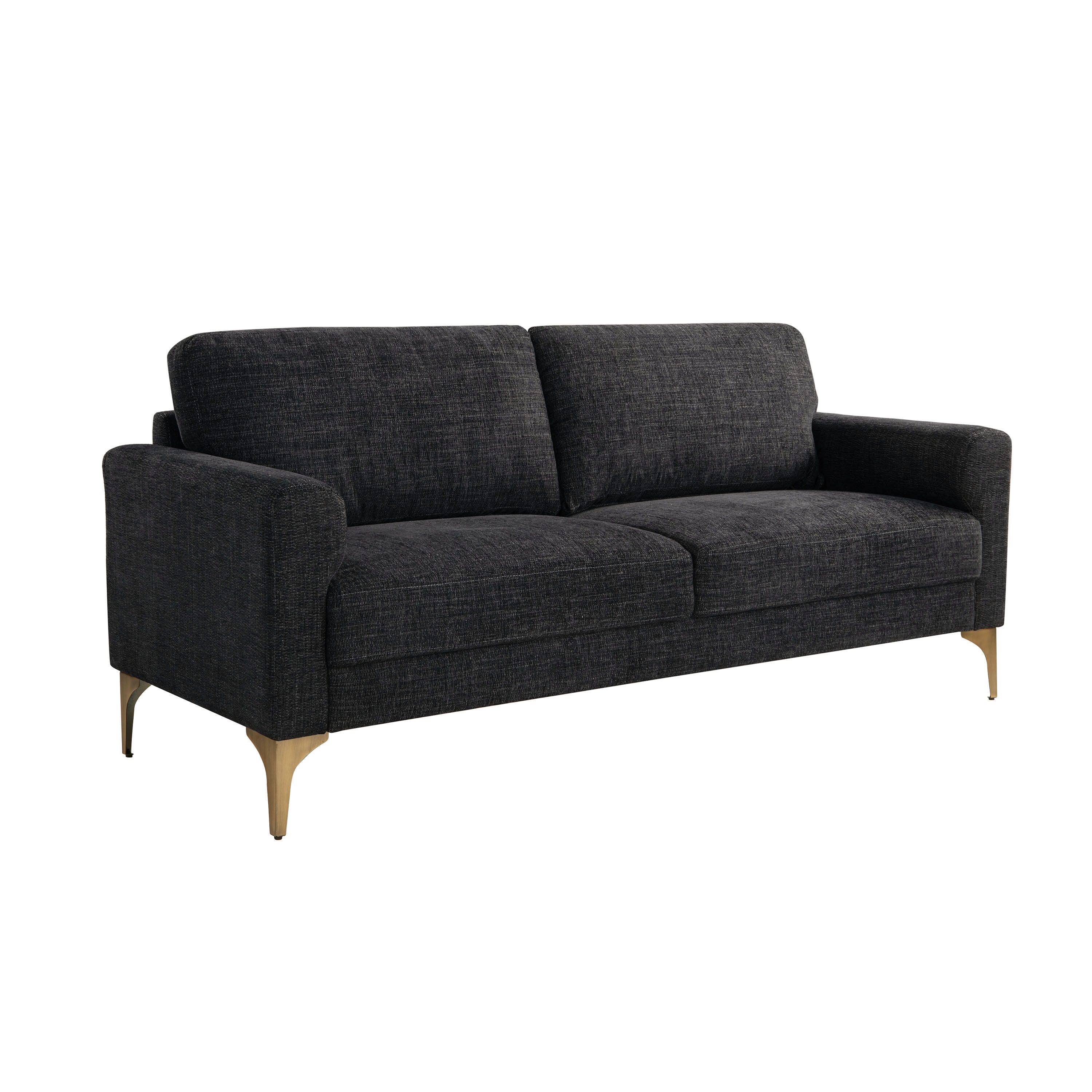 Studio Living Morgan Sofa, Black, large