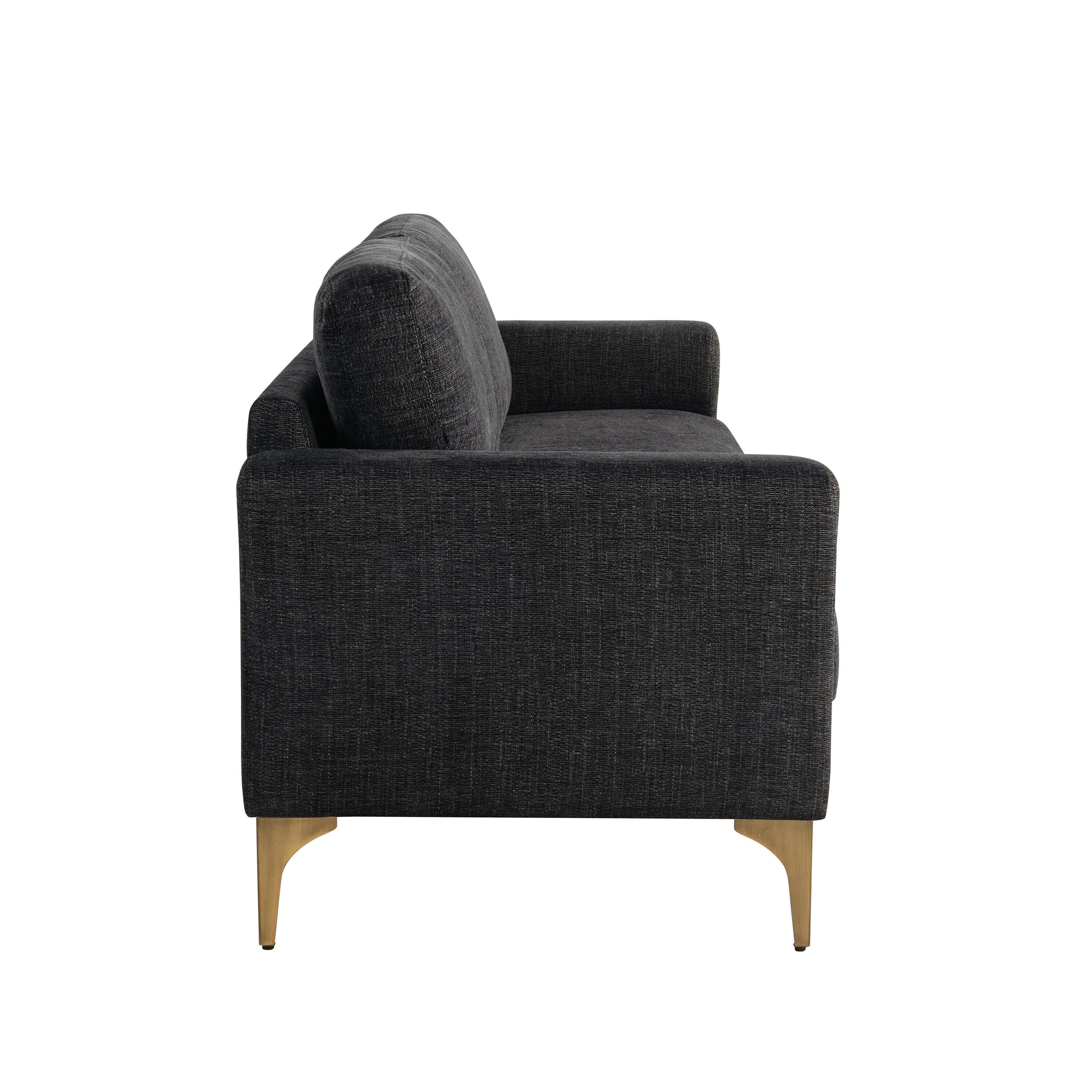 Studio Living Morgan Sofa, Black, large