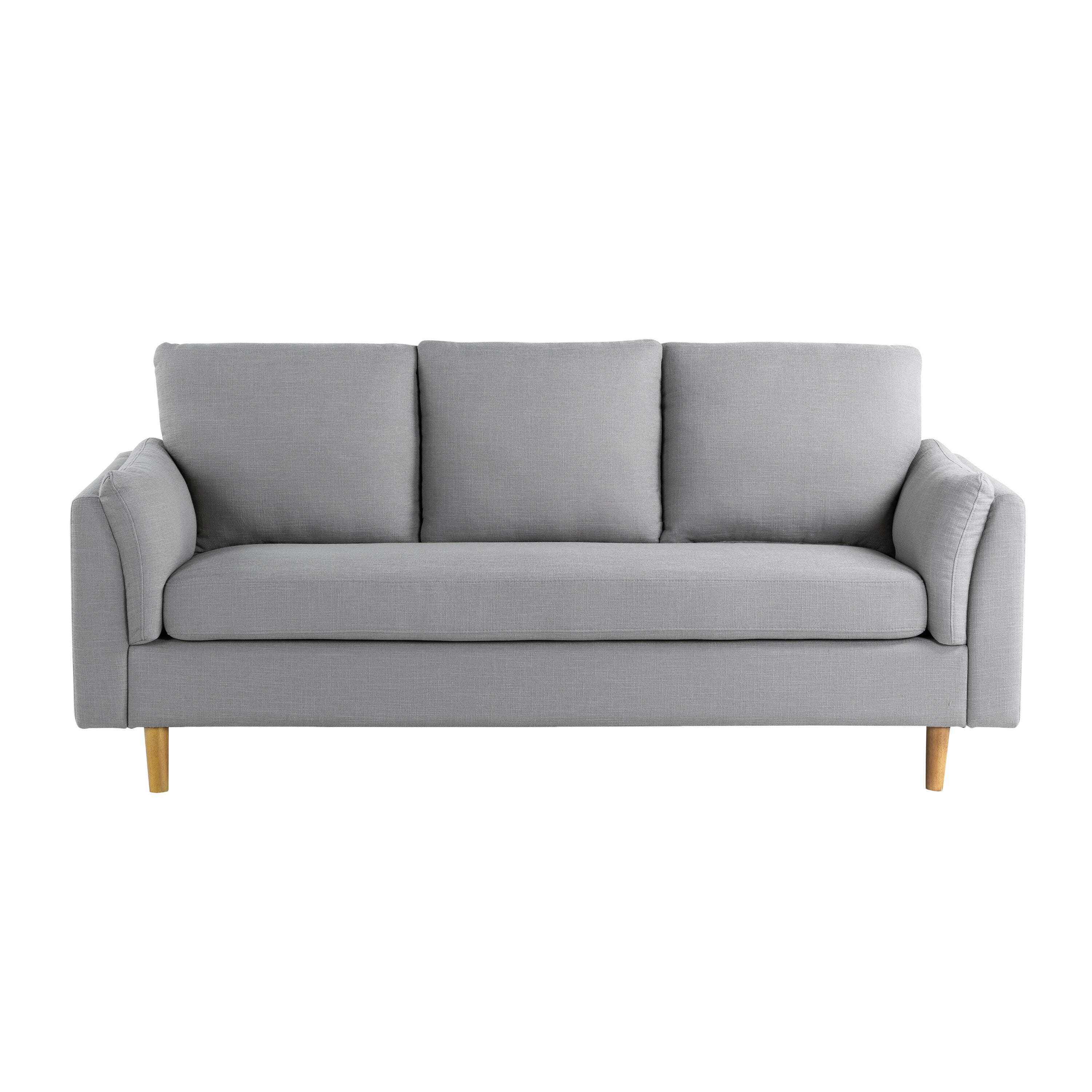 Studio Living Shoreline Sofa, Light Gray, large