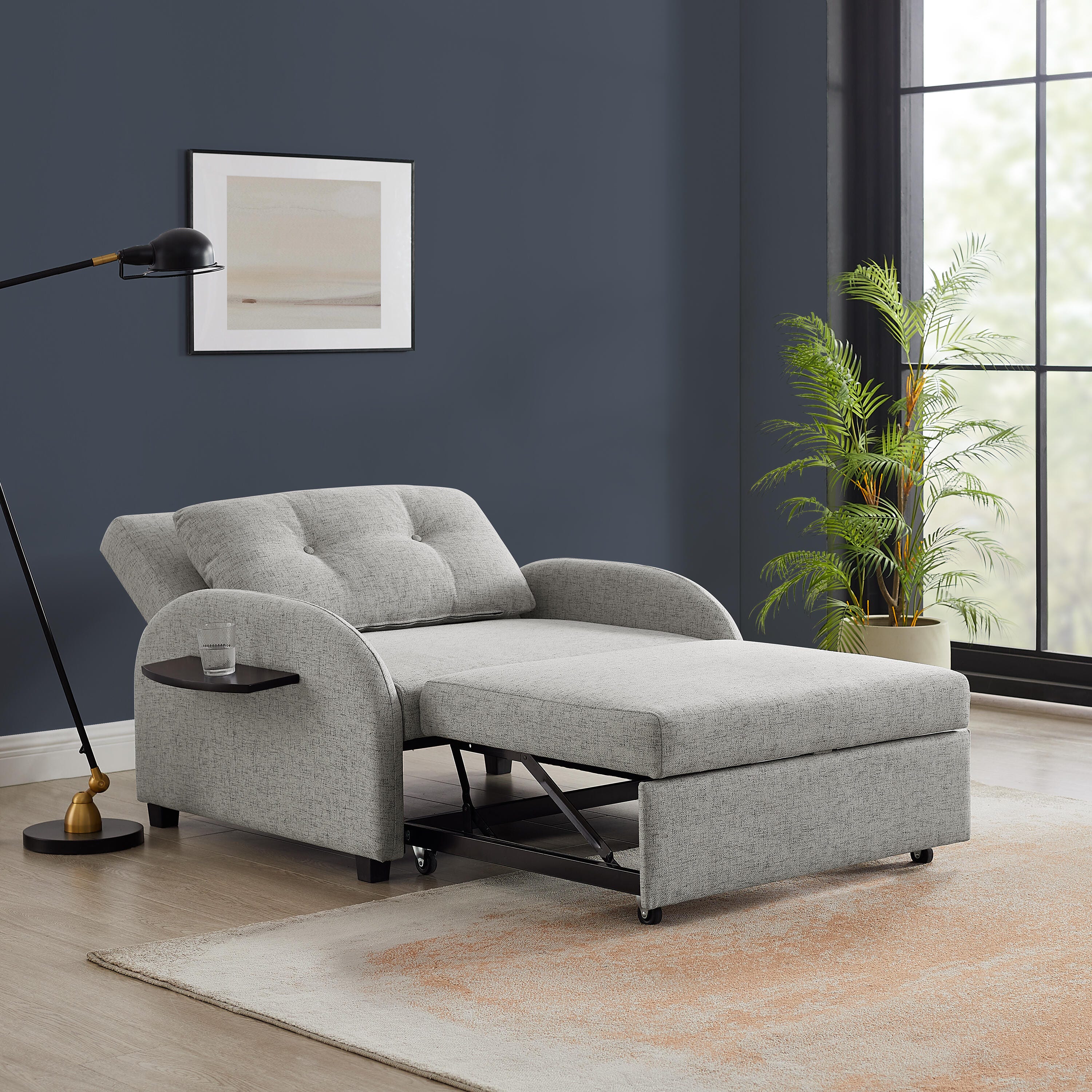 Linon Merri Convertible Chair, , large