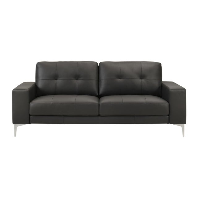 Armen Living Faelin Leather Sofa