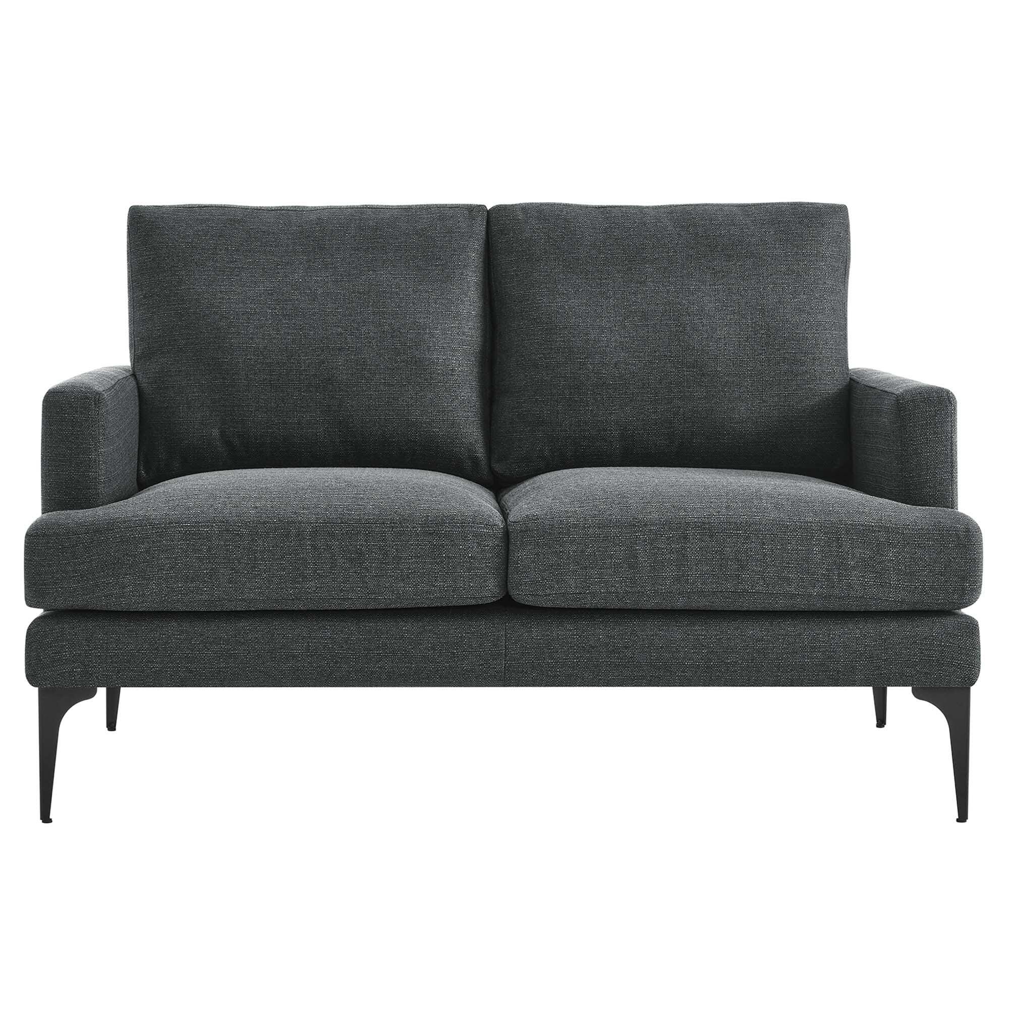 Modway Evermore Loveseat, Gray, large