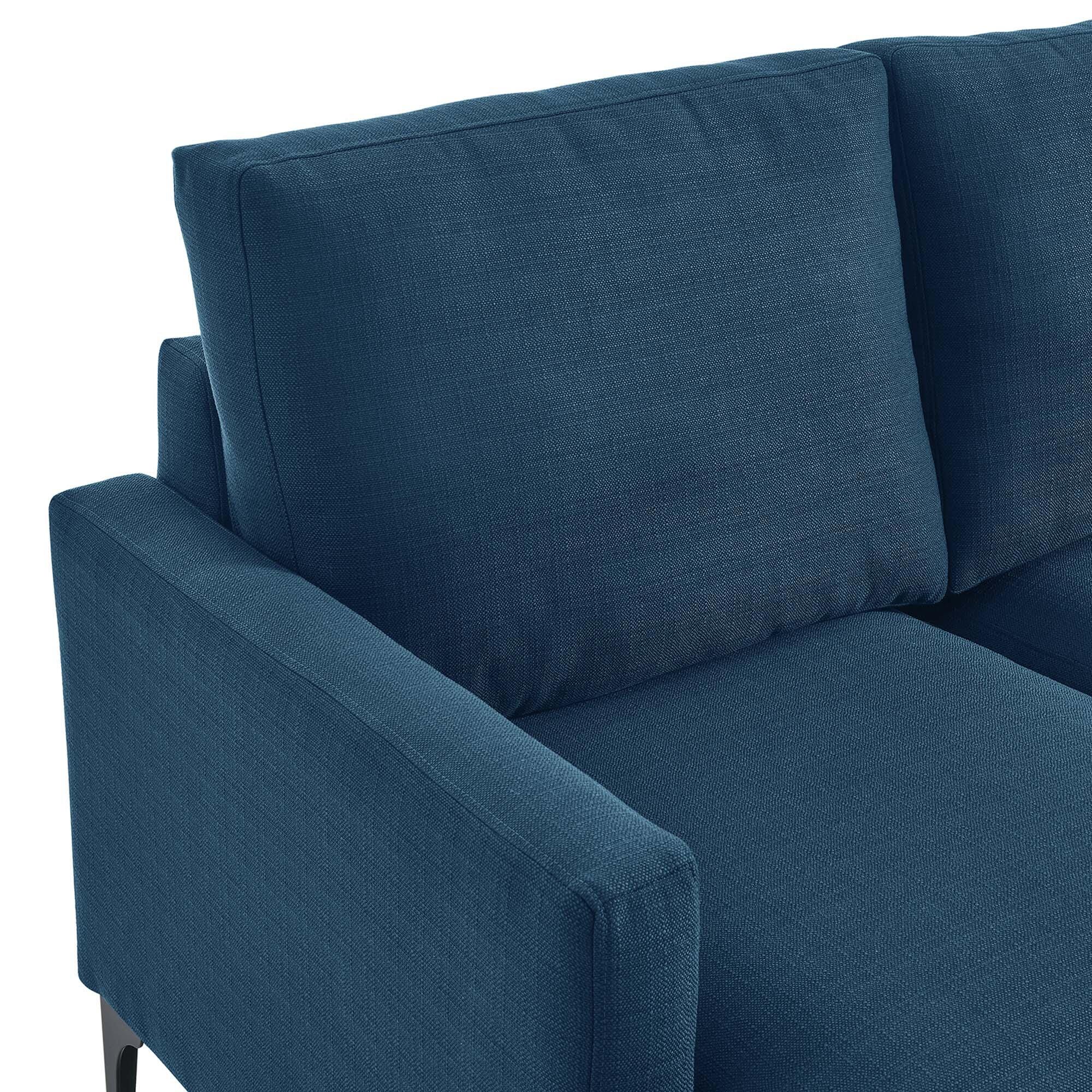 Modway Evermore Loveseat, Azure, large