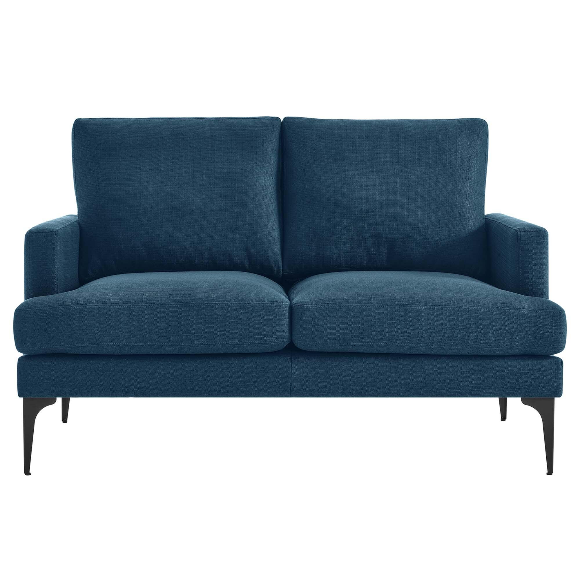 Modway Evermore Loveseat, Azure, large