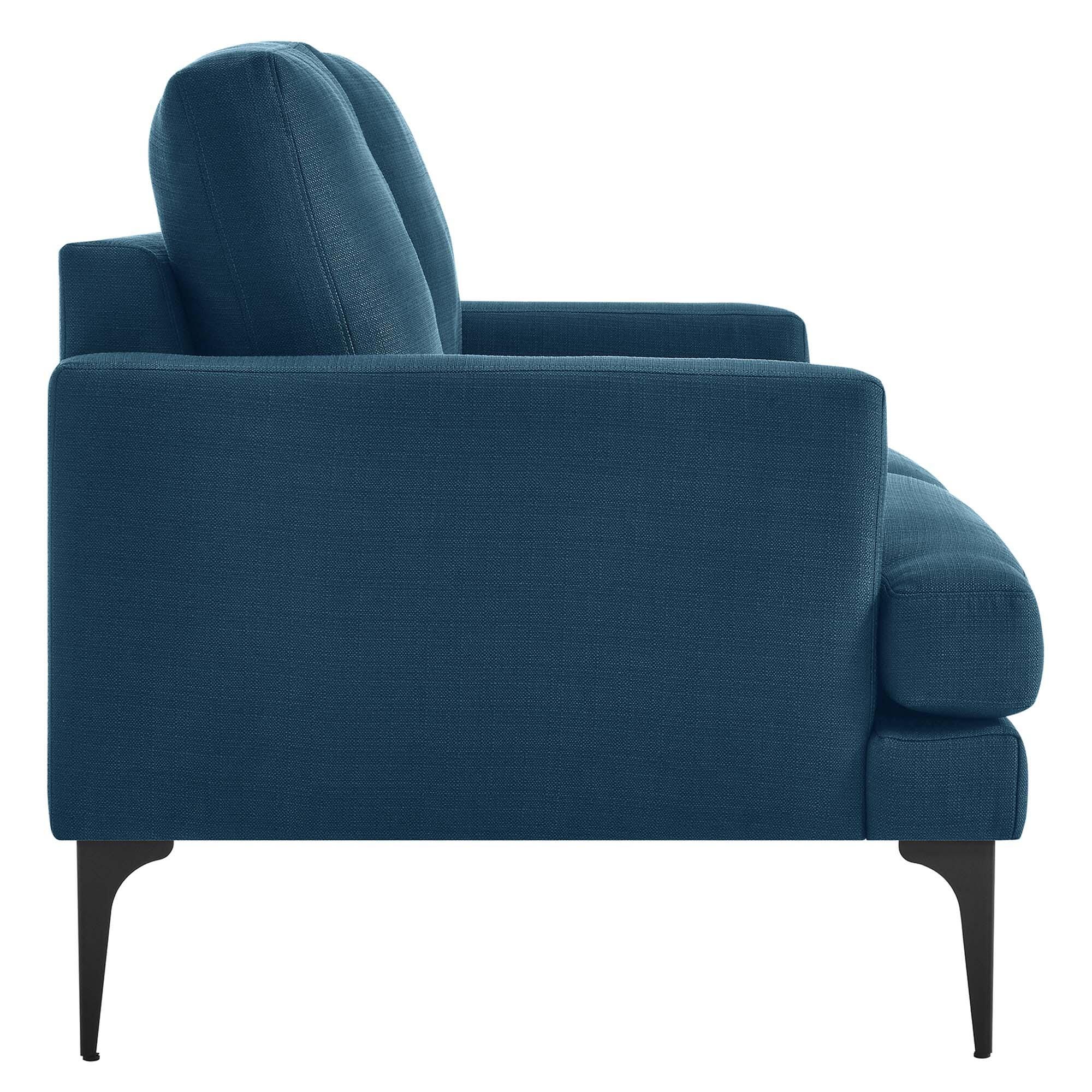 Modway Evermore Loveseat, Azure, large
