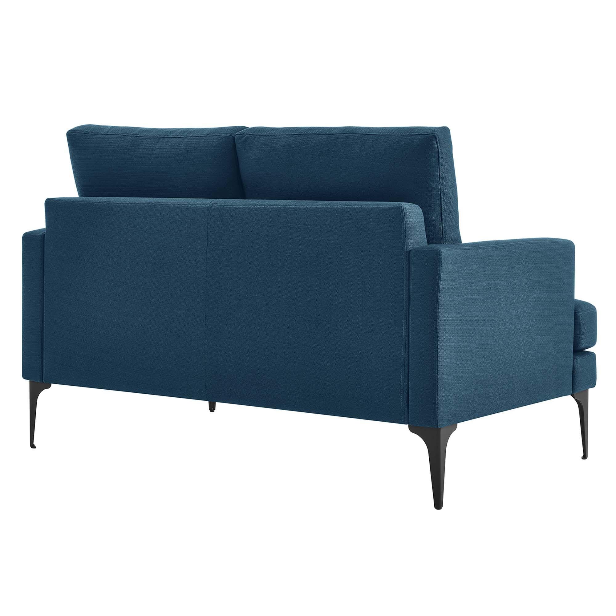 Modway Evermore Loveseat, Azure, large