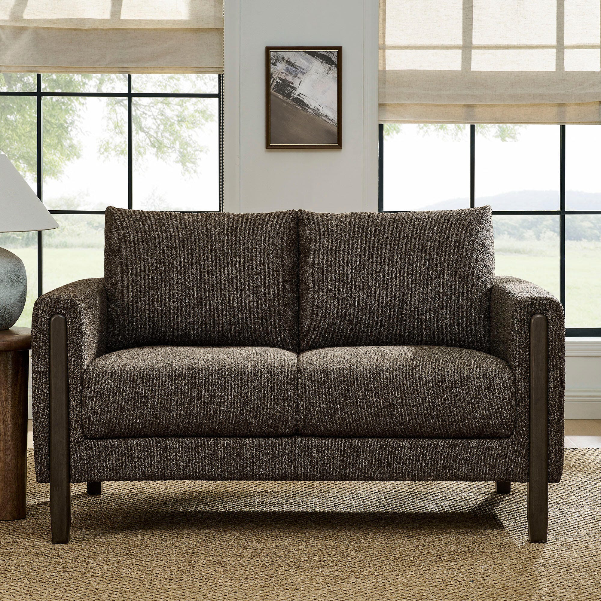 Modway Hawken Loveseat, Antique Espresso, rollover