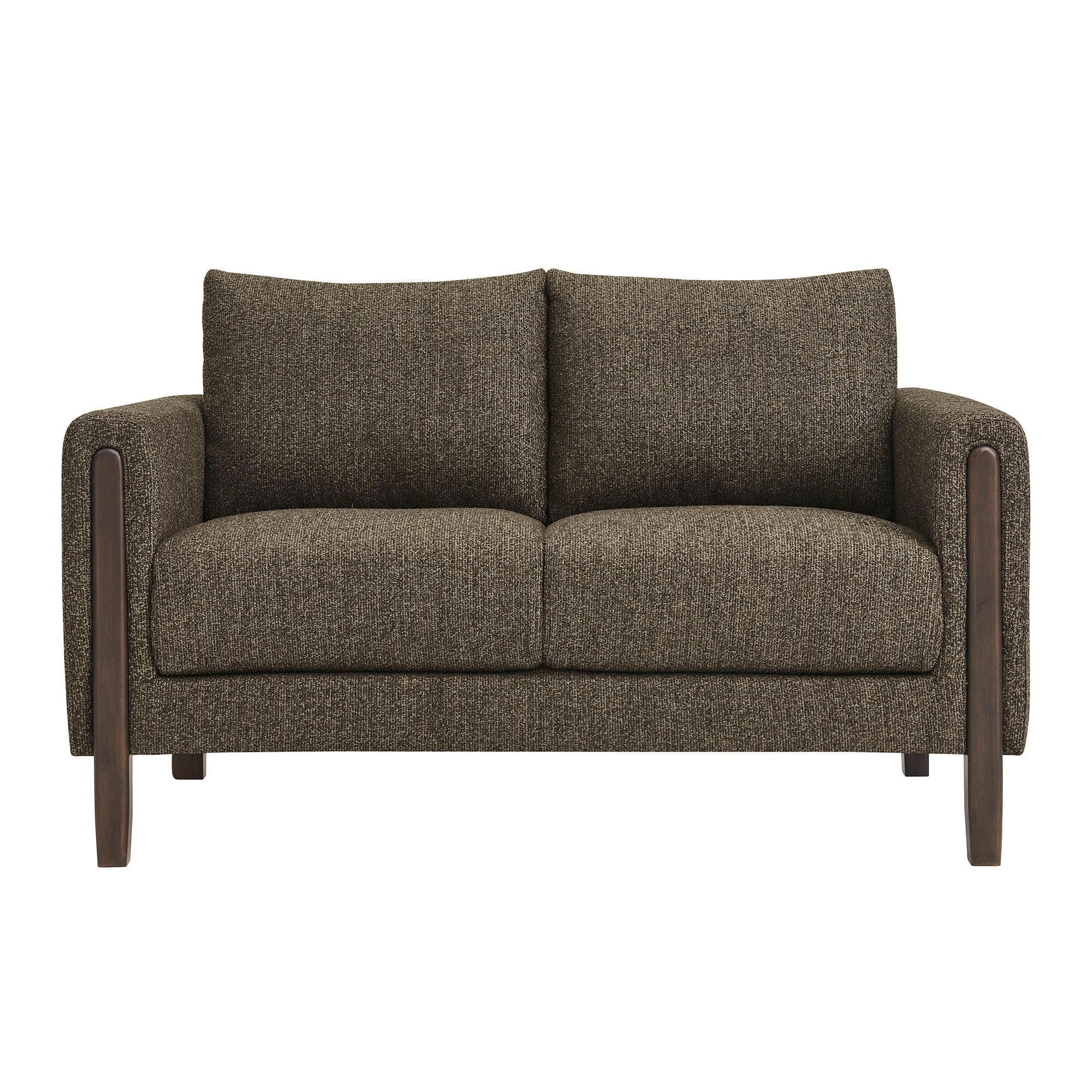 Modway Hawken Loveseat, Antique Espresso, large