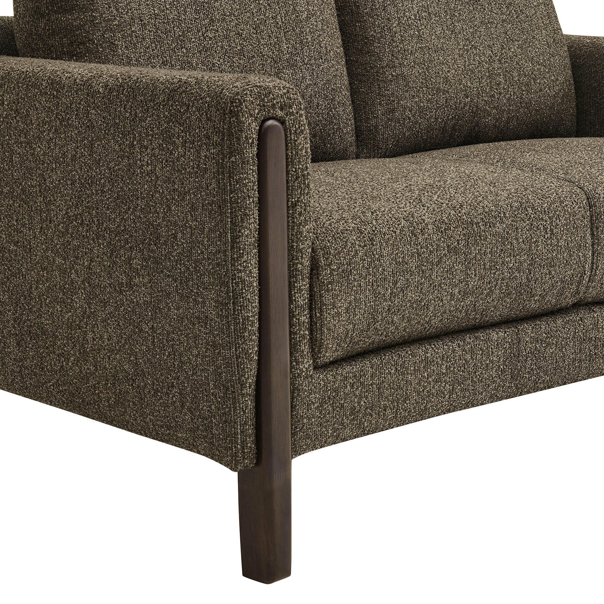 Modway Hawken Loveseat, Antique Espresso, large