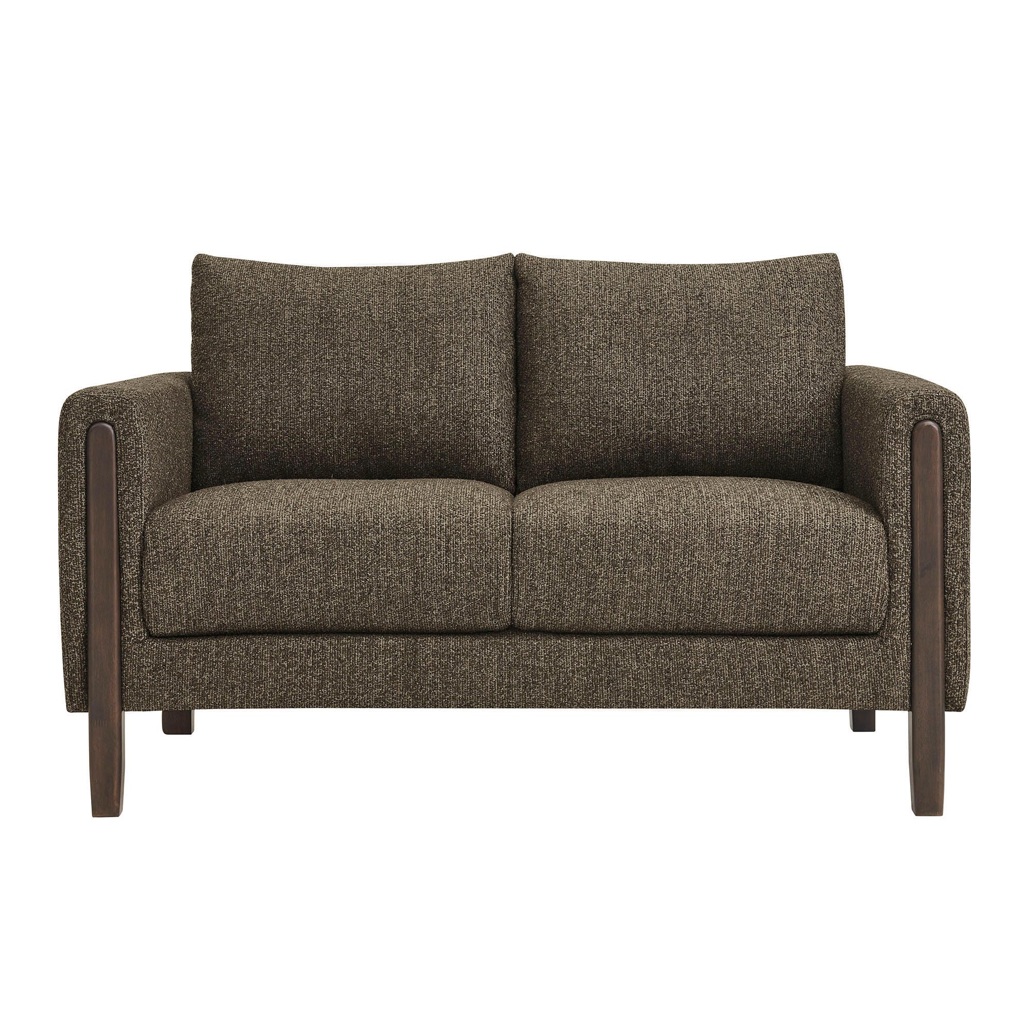 Modway Hawken Loveseat, Antique Espresso, large