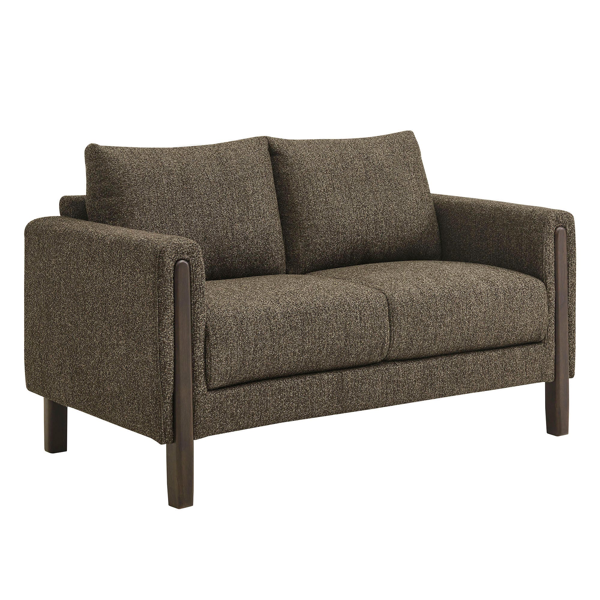 Modway Hawken Loveseat, Antique Espresso, large