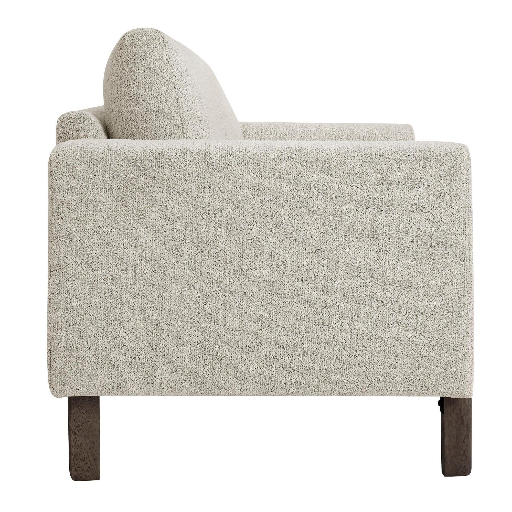 Modway Hawken Loveseat, Parchment/Espresso, large