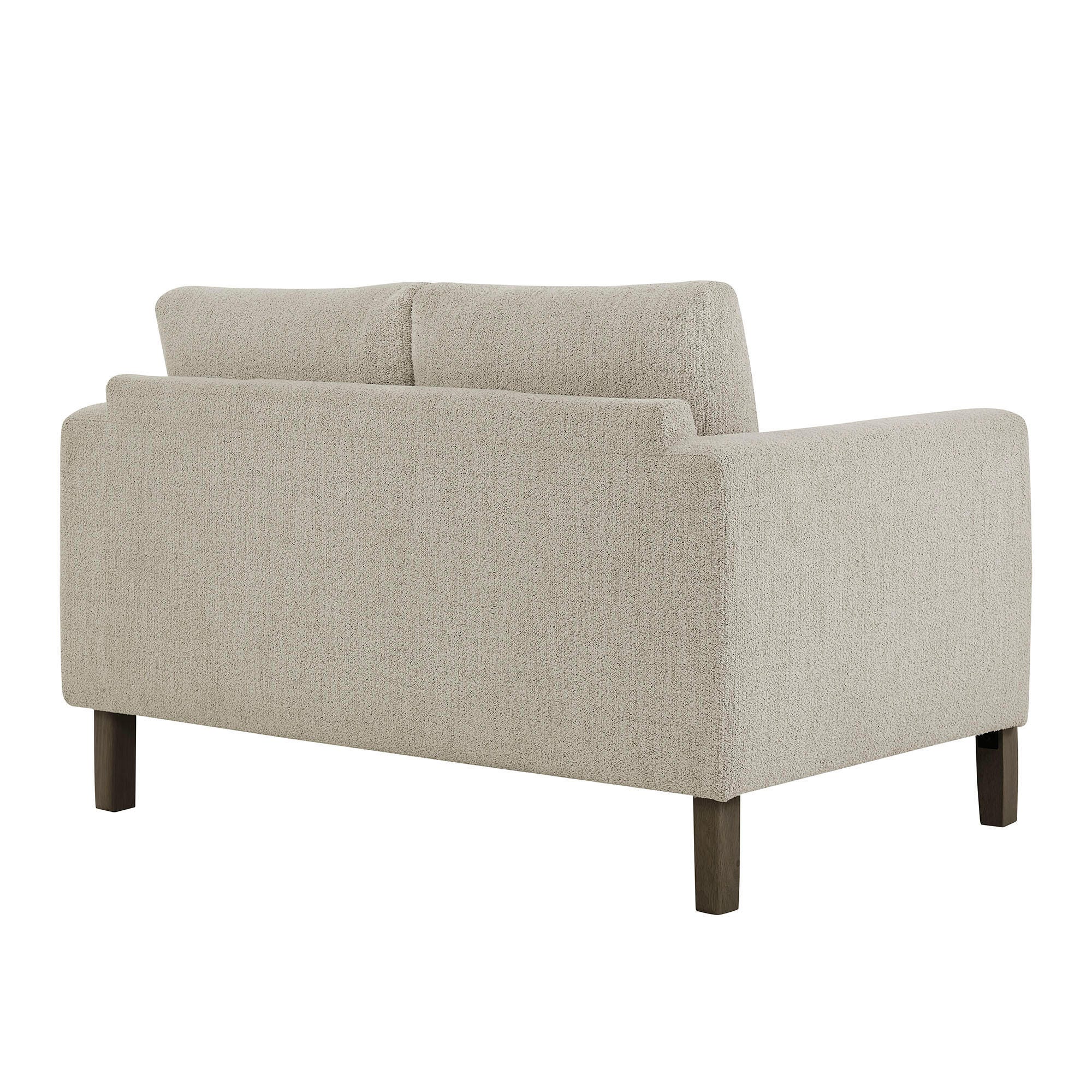 Modway Hawken Loveseat, Parchment/Espresso, large