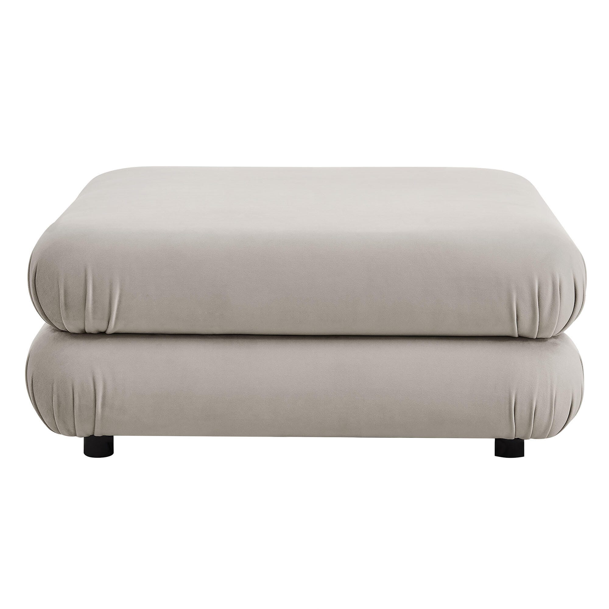 Modway Jubilee Ottoman, Almond, large