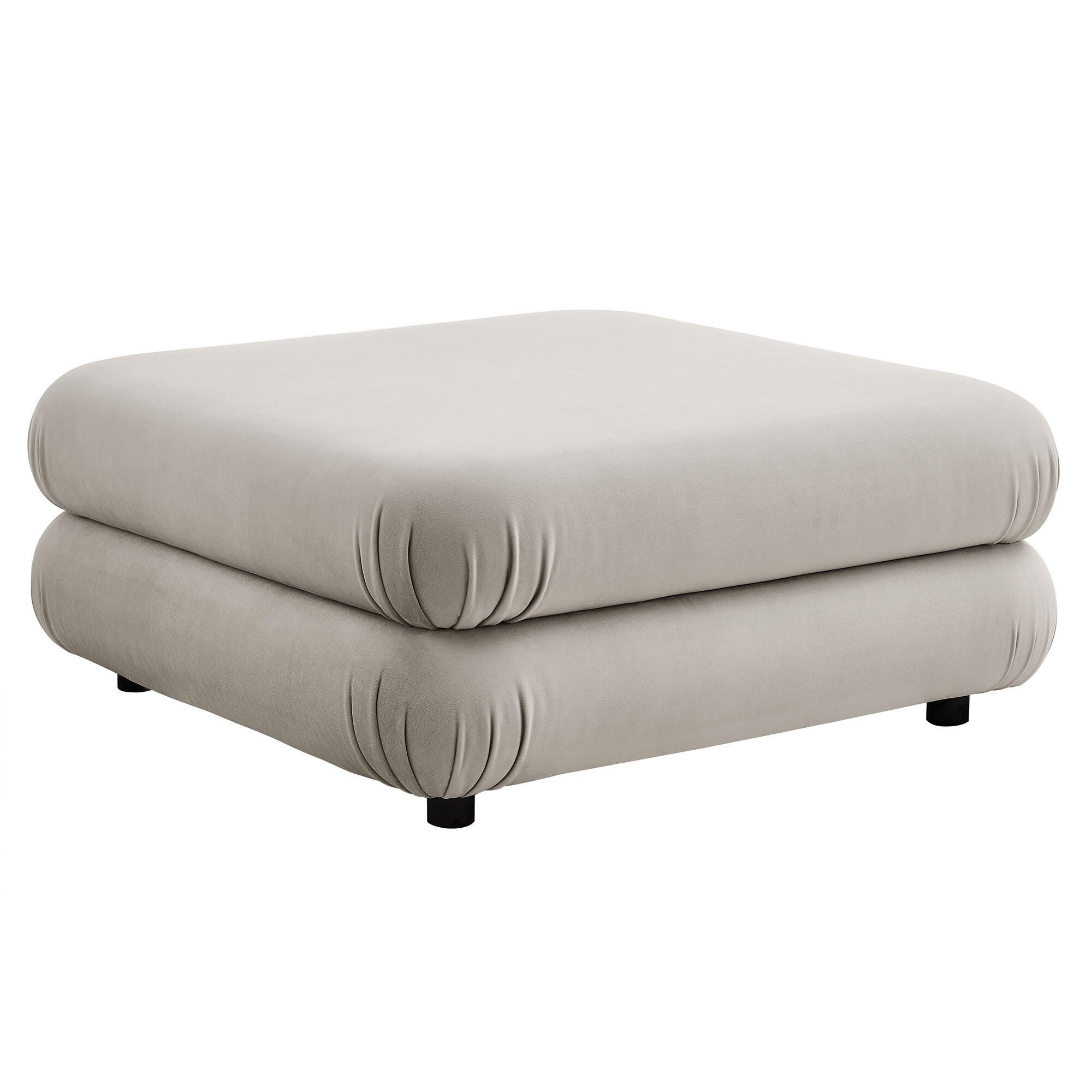 Modway Jubilee Ottoman, Almond, large